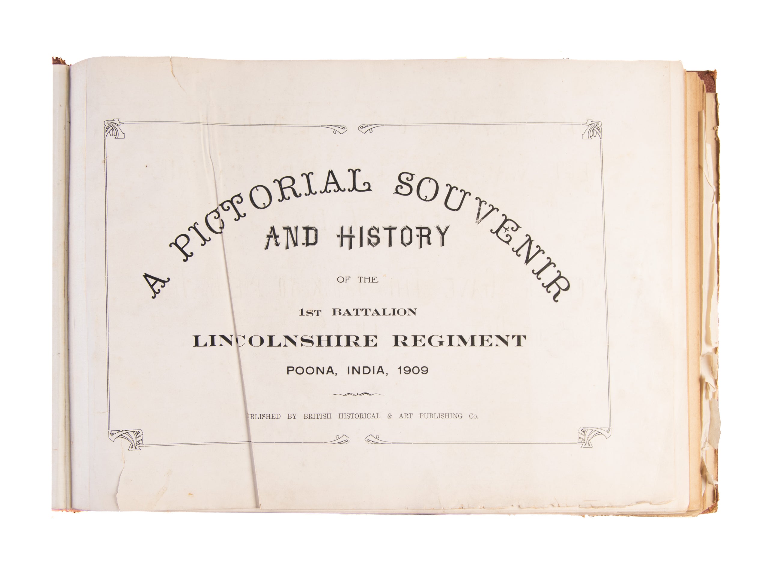 A Pictorial Souvenir and History of the 1st Battalion Lincolnshire Regiment, Poona, India, 1909.