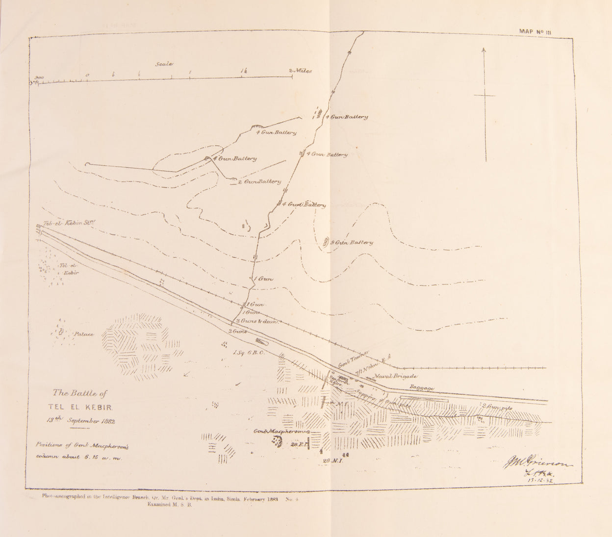 Précis of the Arrangement connected with the Despatch of the Indian Contingent to Egypt and of its Operations in that Country, 1882.