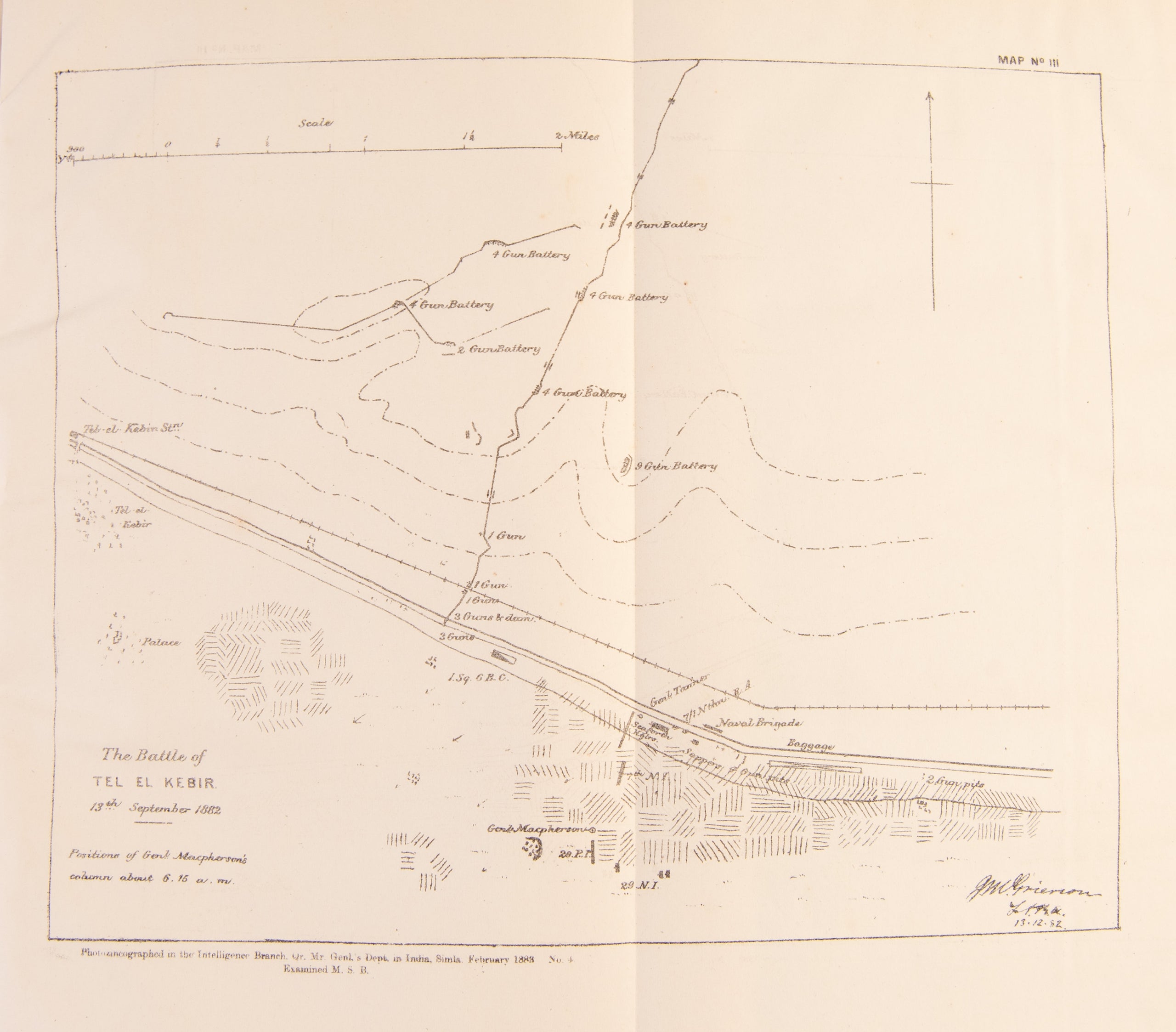 Précis of the Arrangement connected with the Despatch of the Indian Contingent to Egypt and of its Operations in that Country, 1882.