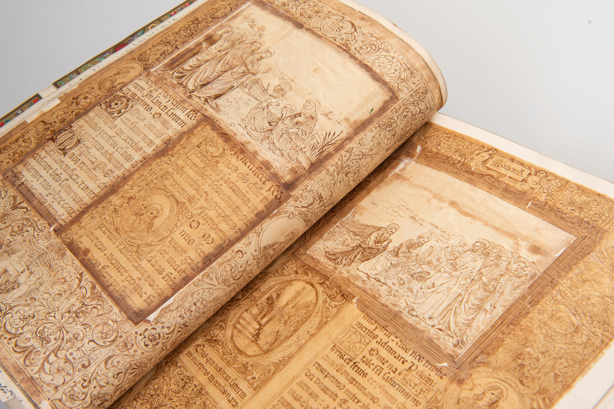 A large album compiled by William Charles Fewtrell of the writing & notes of J. W. Bradley 'On Attavante & The Florentine School of Miniature', accompanied by numerous drawings, watercolours, photographs and cuttings.