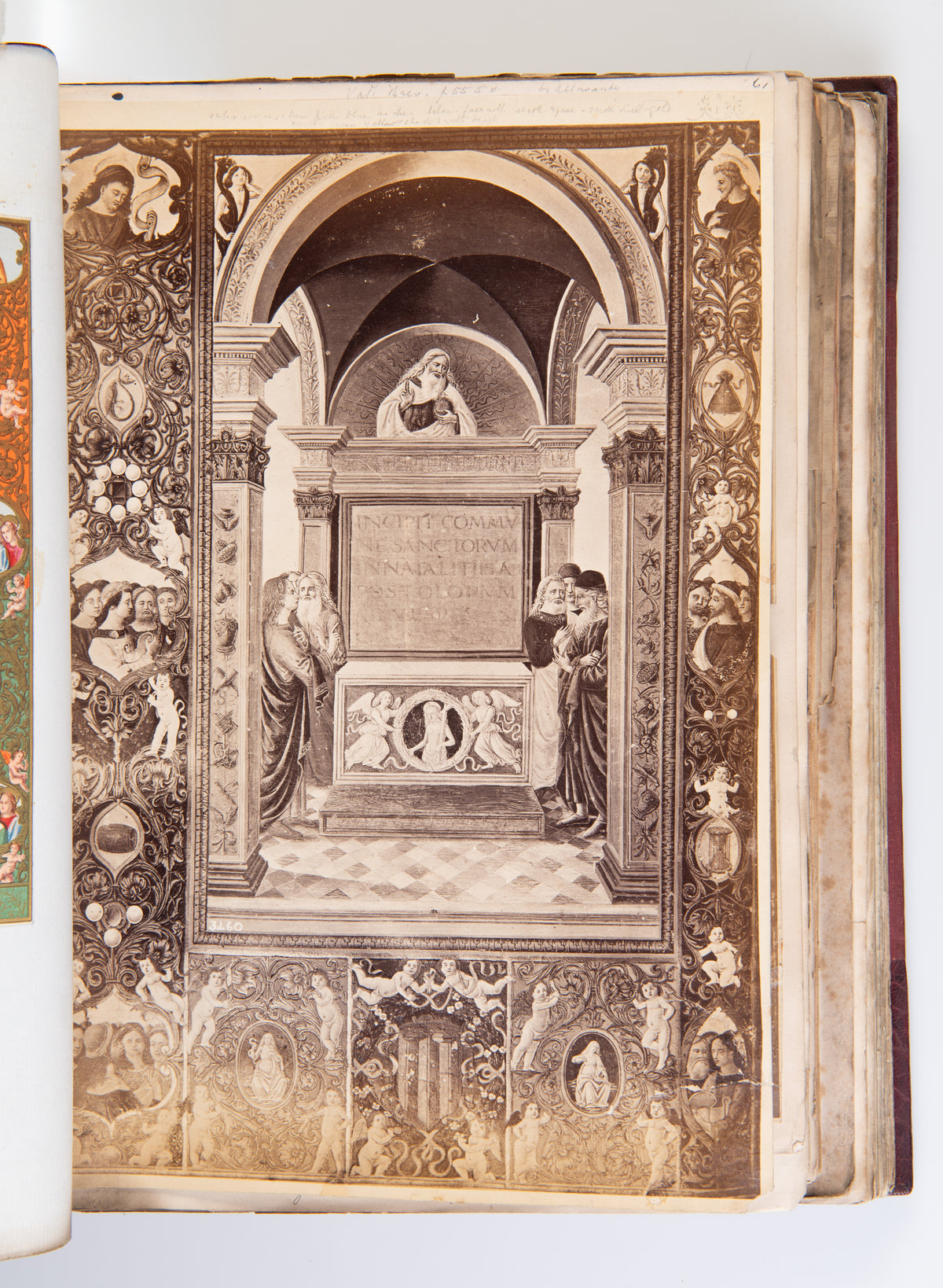 A large album compiled by William Charles Fewtrell of the writing & notes of J. W. Bradley 'On Attavante & The Florentine School of Miniature', accompanied by numerous drawings, watercolours, photographs and cuttings.