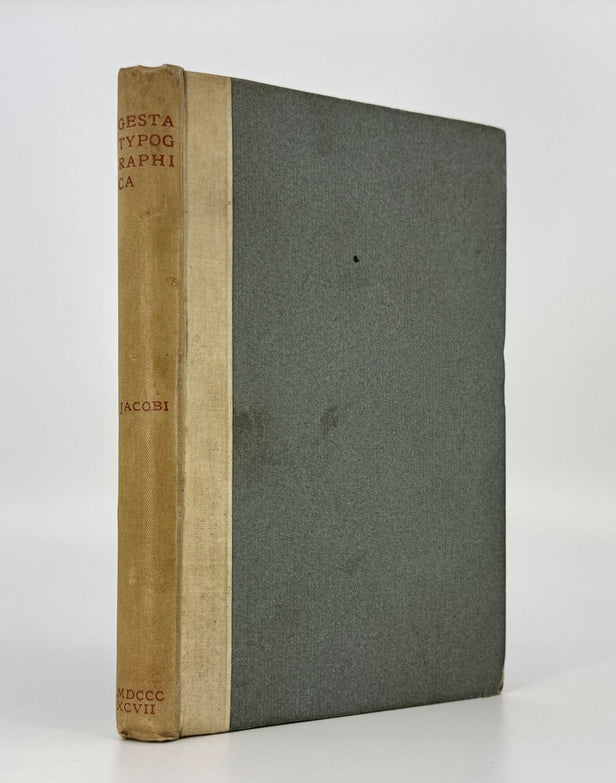 Gesta Typographica, Or, A Medley for Printers and Others,