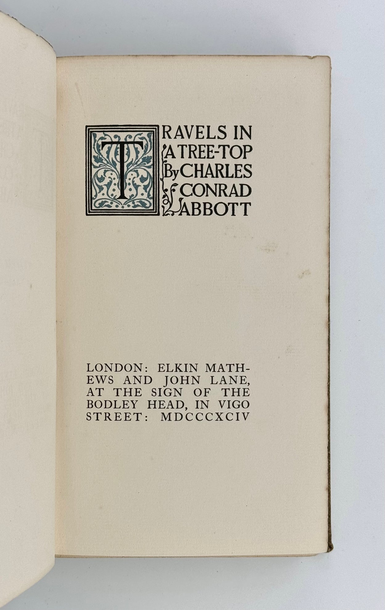 Travels in a Tree-Top.