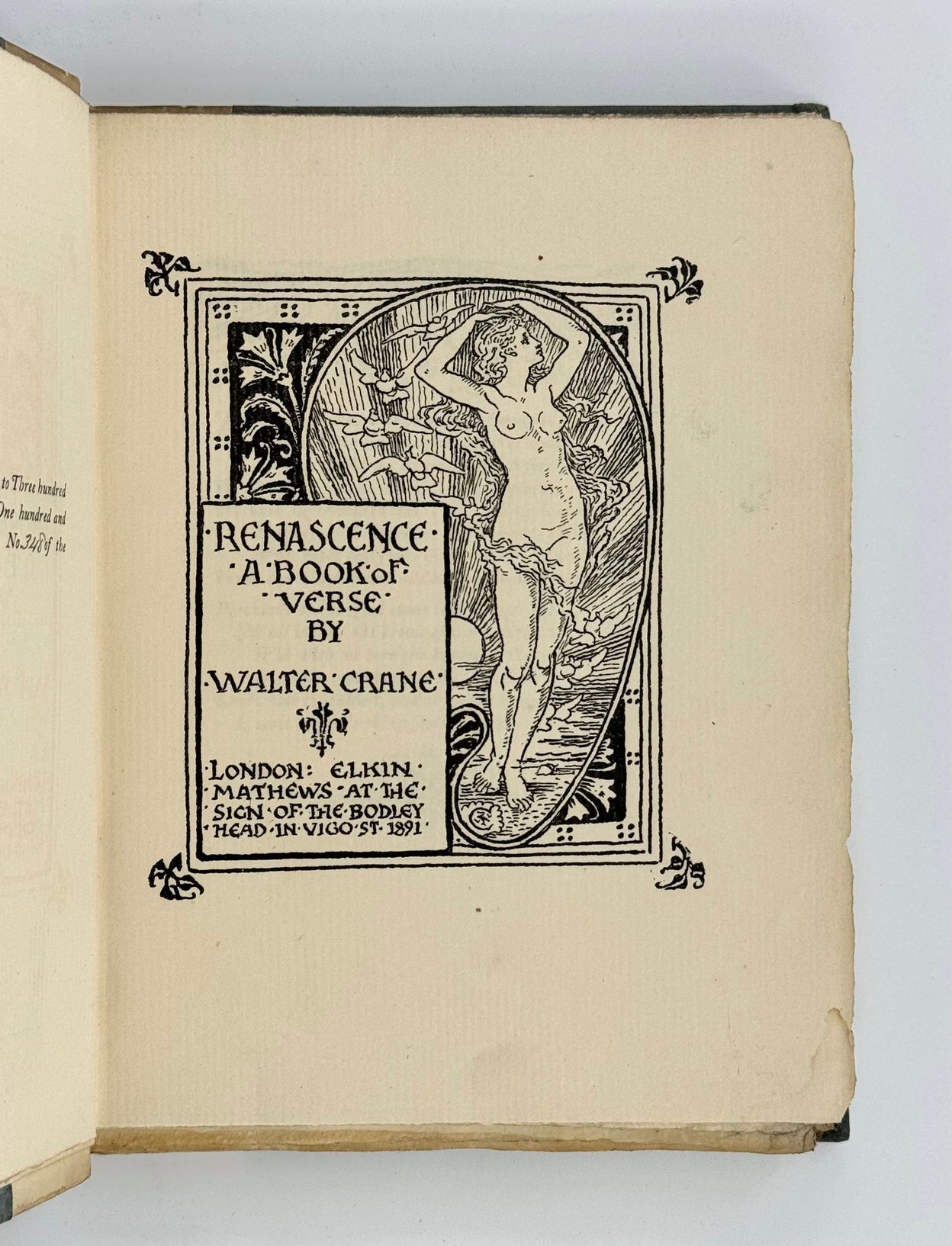 Renascence. A Book Of Verse.