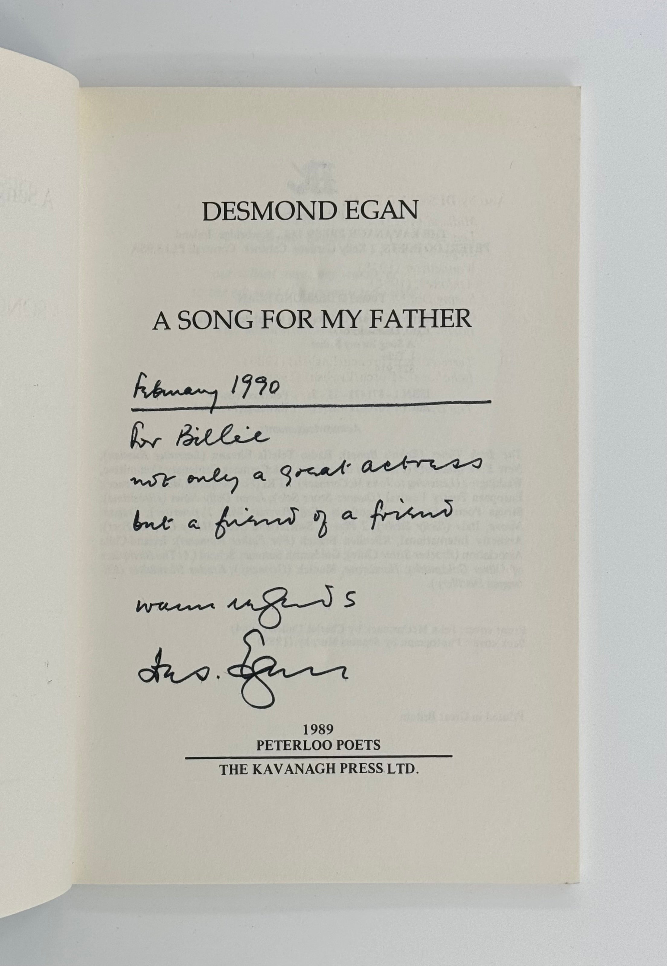 A Song for My Father.