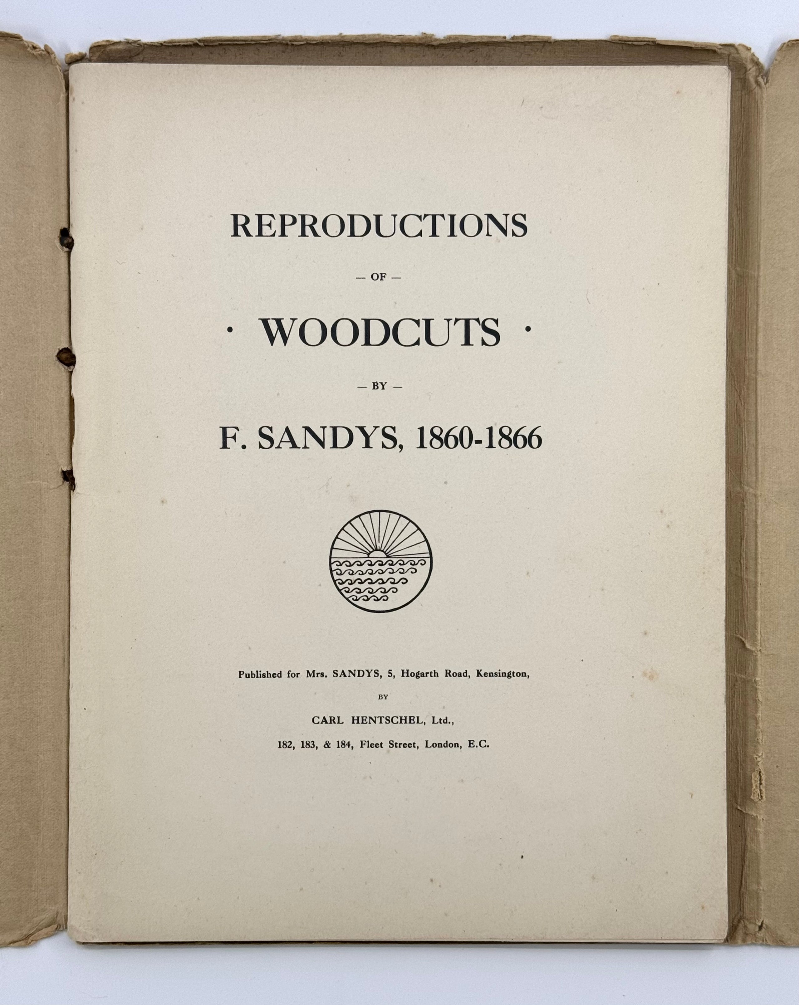 Reproductions of Woodcuts by F. Sandys, 1860-1866.