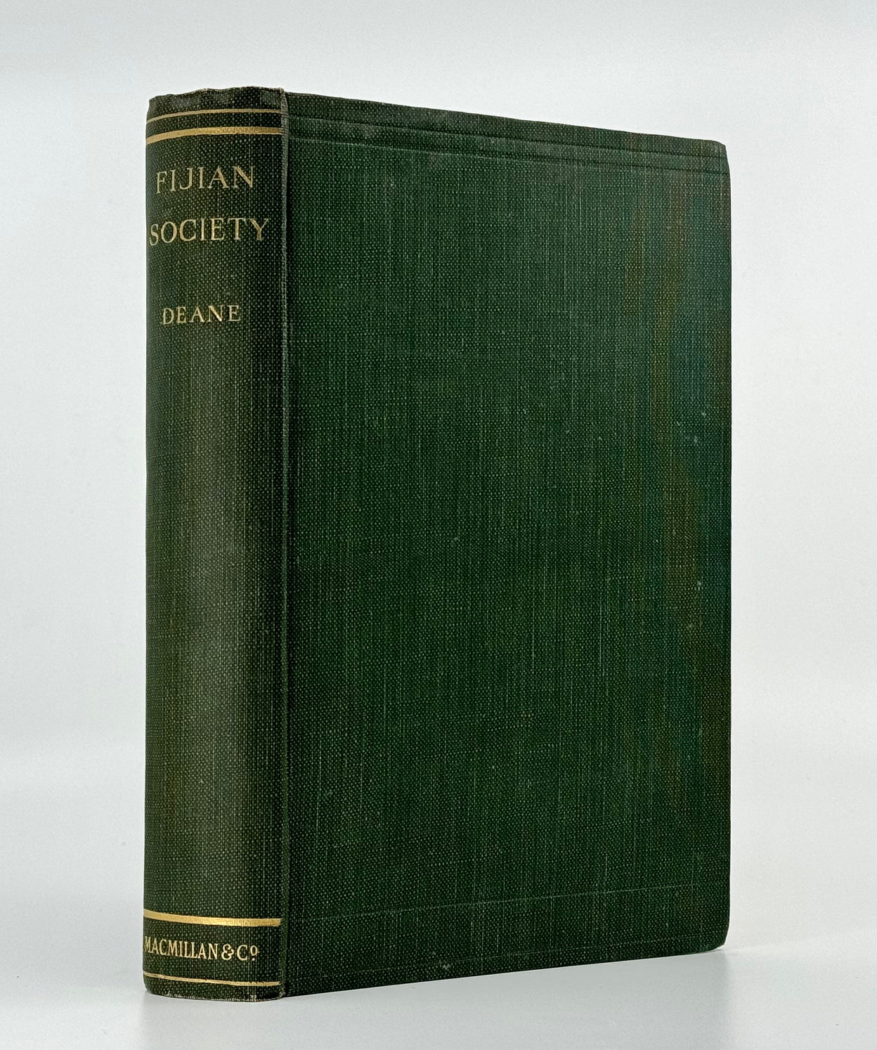 Fijian Society; or, the Sociology and Psychology of the Fijians.