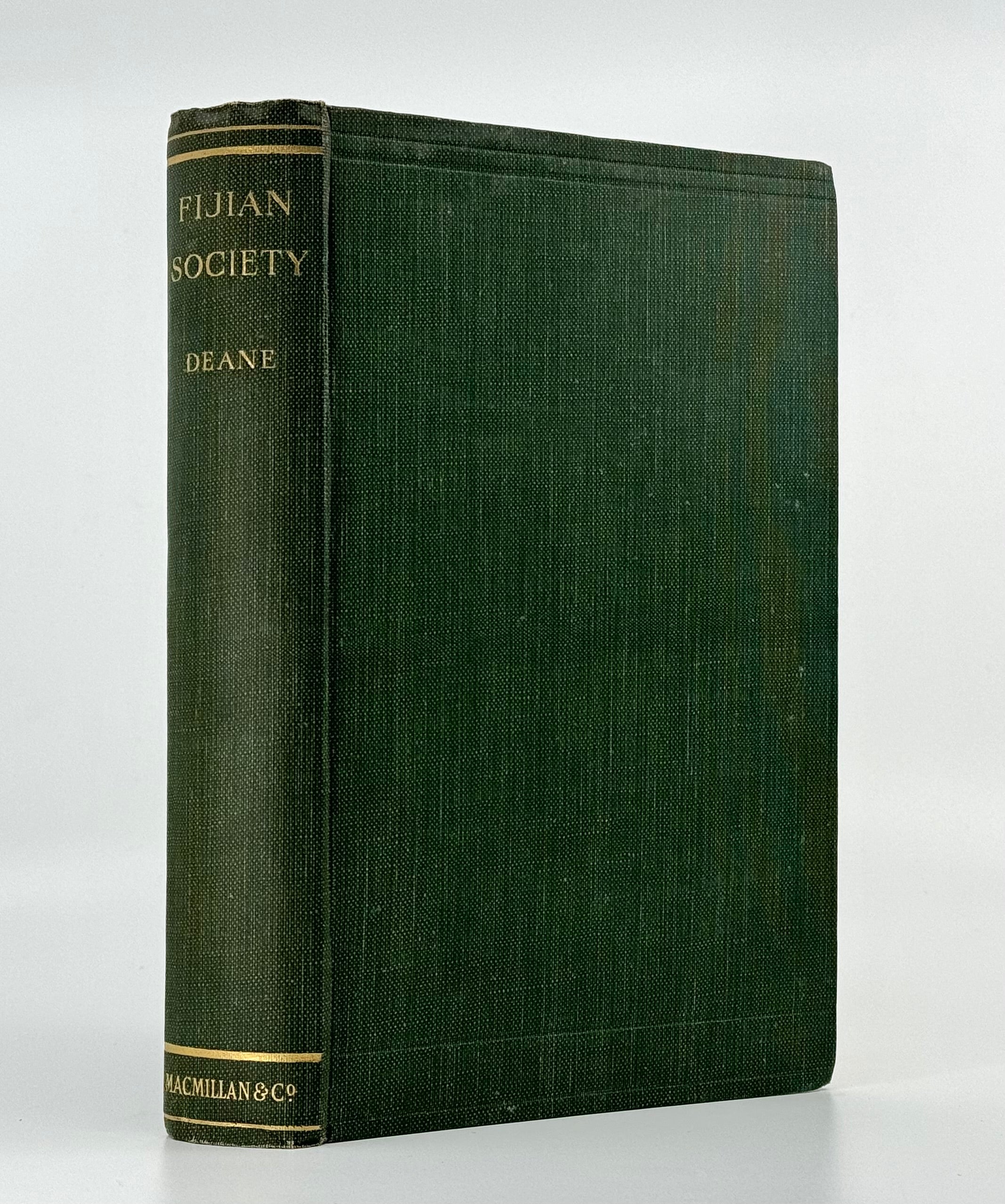 Fijian Society; or, the Sociology and Psychology of the Fijians.