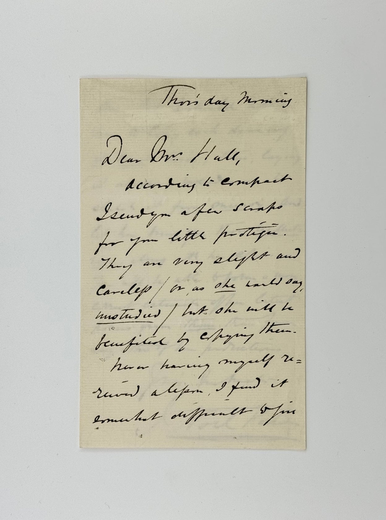 Autograph Letter Signed,