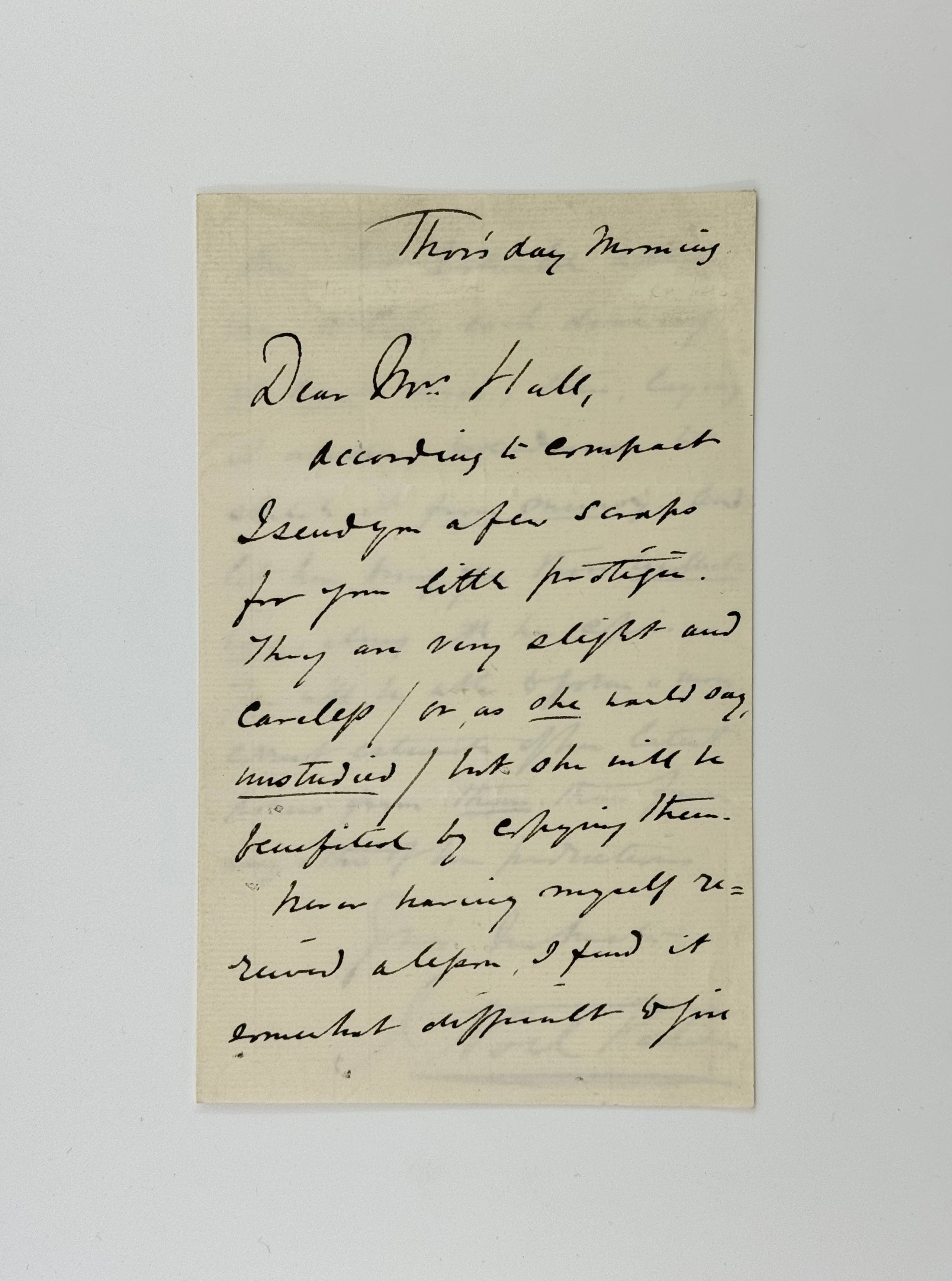 Autograph Letter Signed,