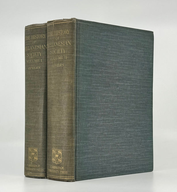 The History of Melanesian Society. (Percy Sladen Trust Expedition to Melanesia)