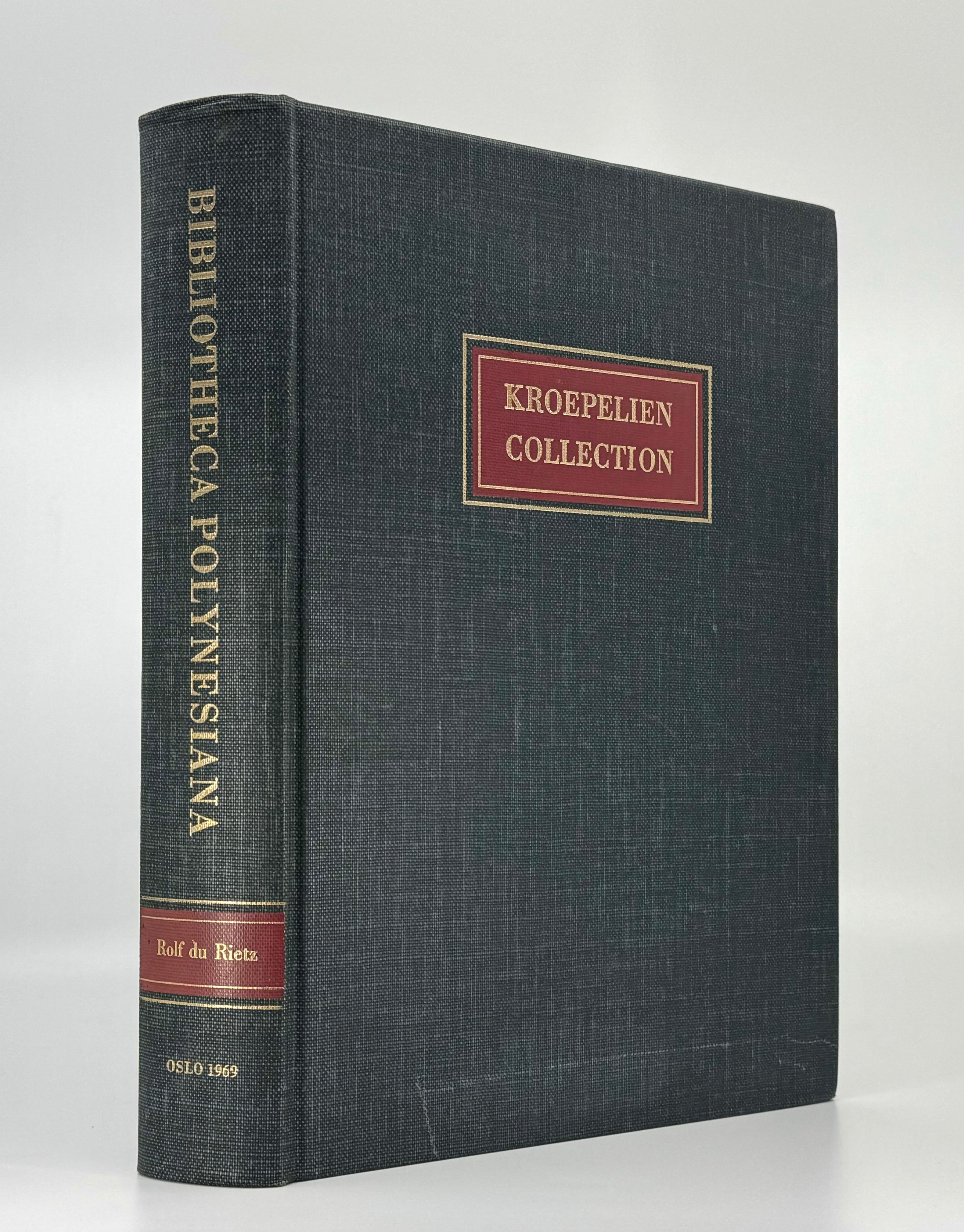 Biblioteca Polynesiana: a Catalogue of some of the Books in the Polynesiana collection formed by the late Bjarne Kroepelien and now in the Oslo University Library.