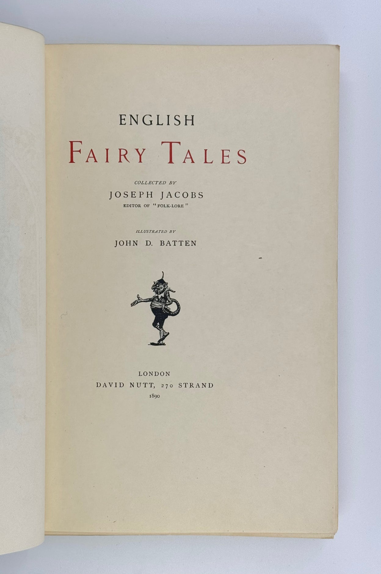 English Fairy Tales.