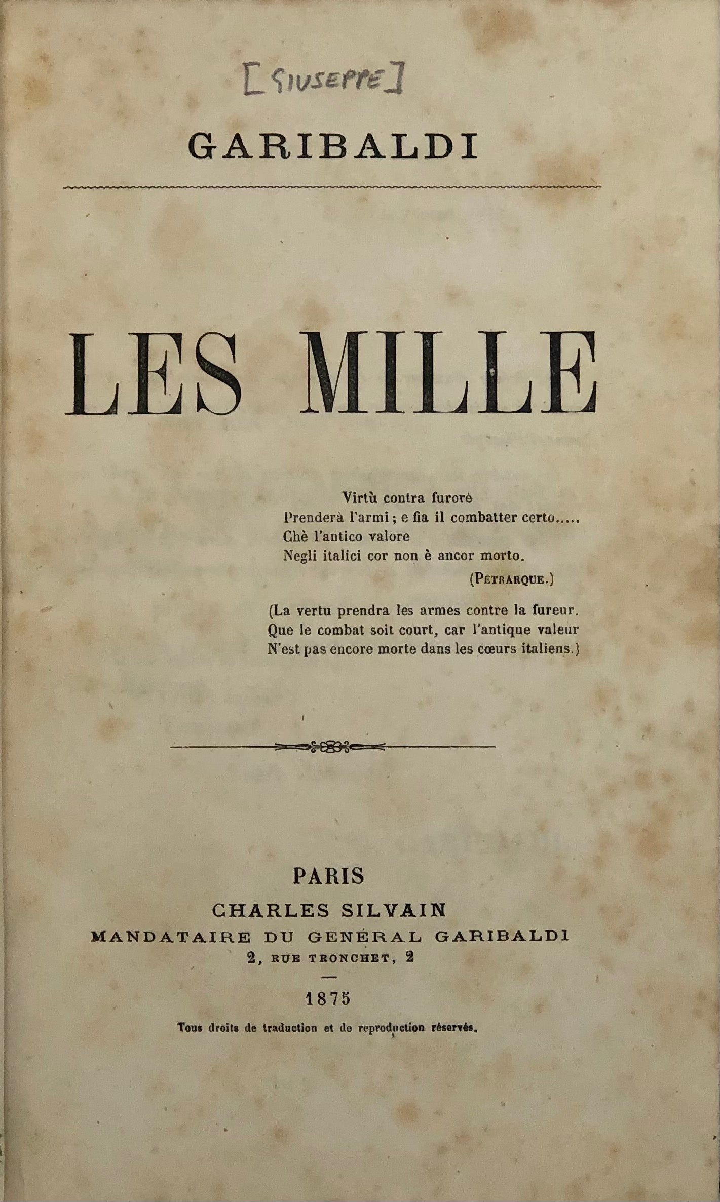 Les Mille.