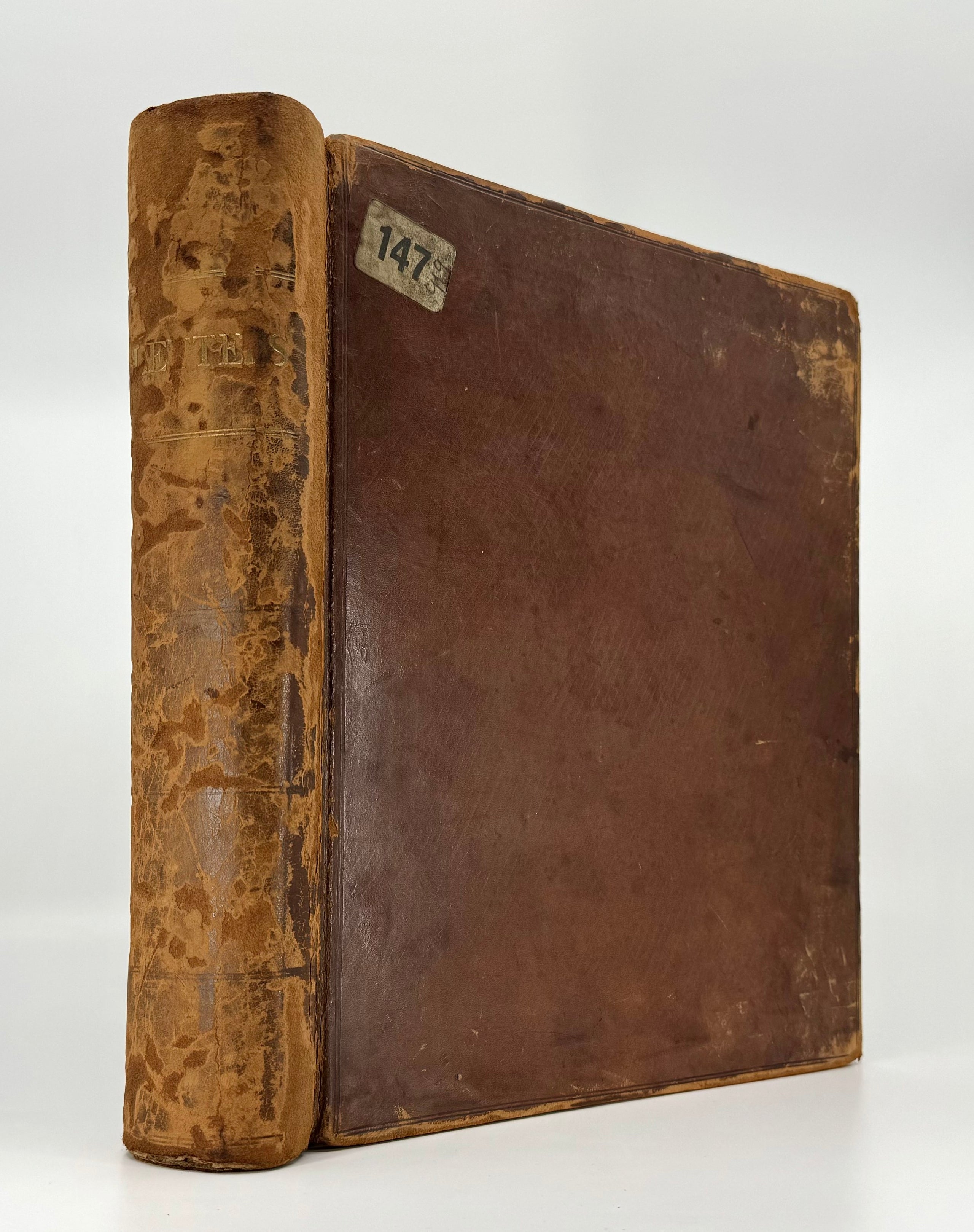 Manuscript Letter book, July 1821 to May 1823.  Containing all the official correspondence 324 letters written by Warde as Commander of the forces in Barbados.