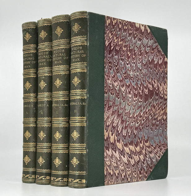The Natural History of Man. Volumes 1 & 2 - AFRICA - with - Volumes 1 & 2 - Australia, New Zealand, Polynesia, America, Asia and Ancient Europe.