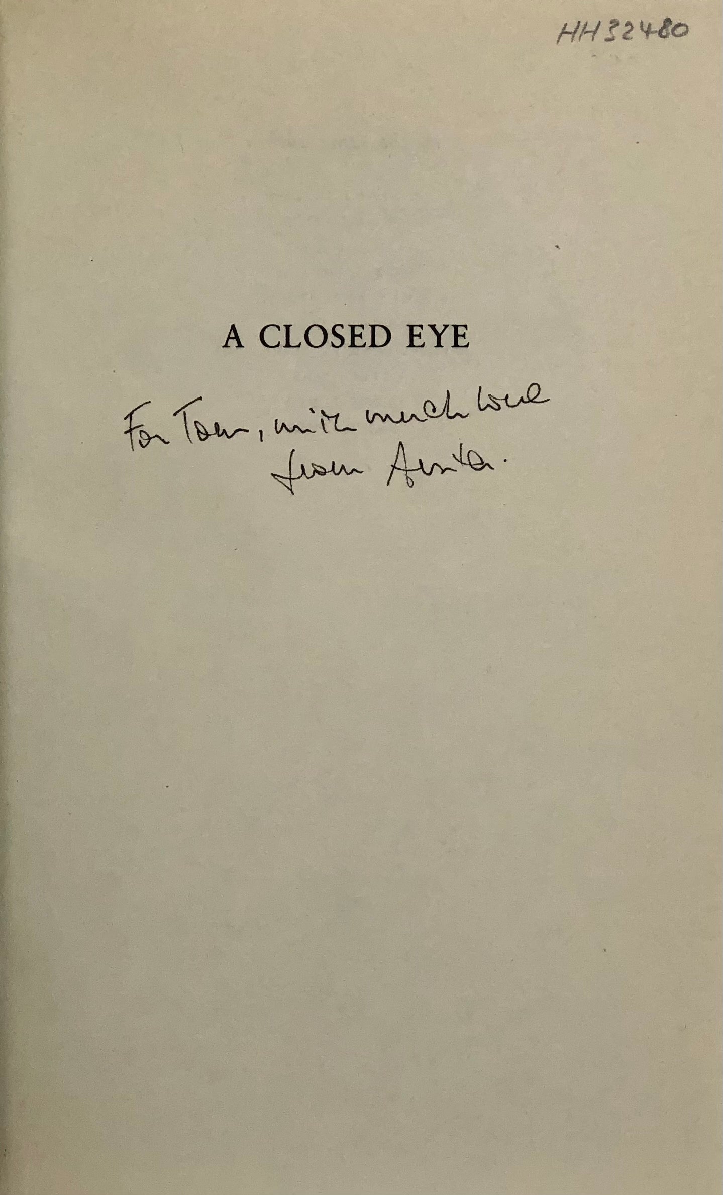 A Closed Eye.