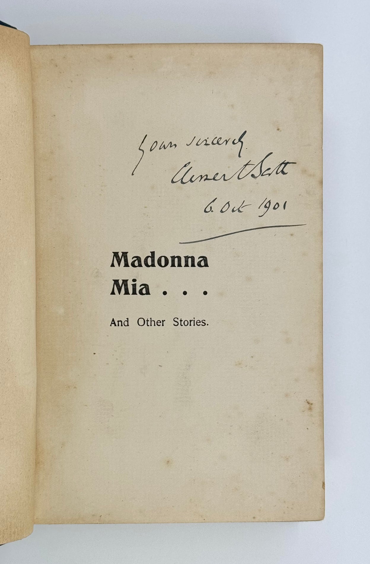 Madonna Mia and Other Stories.