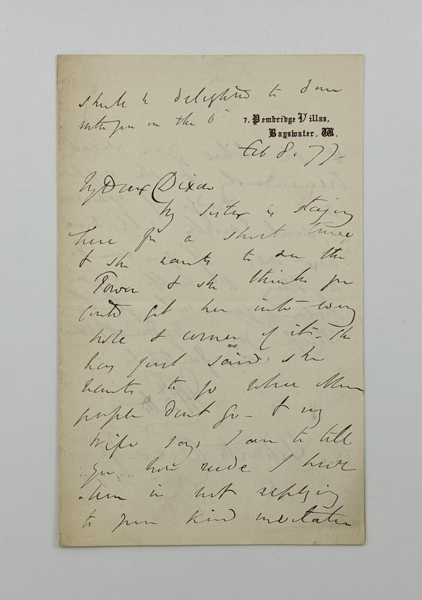 Autograph Letter Signed.