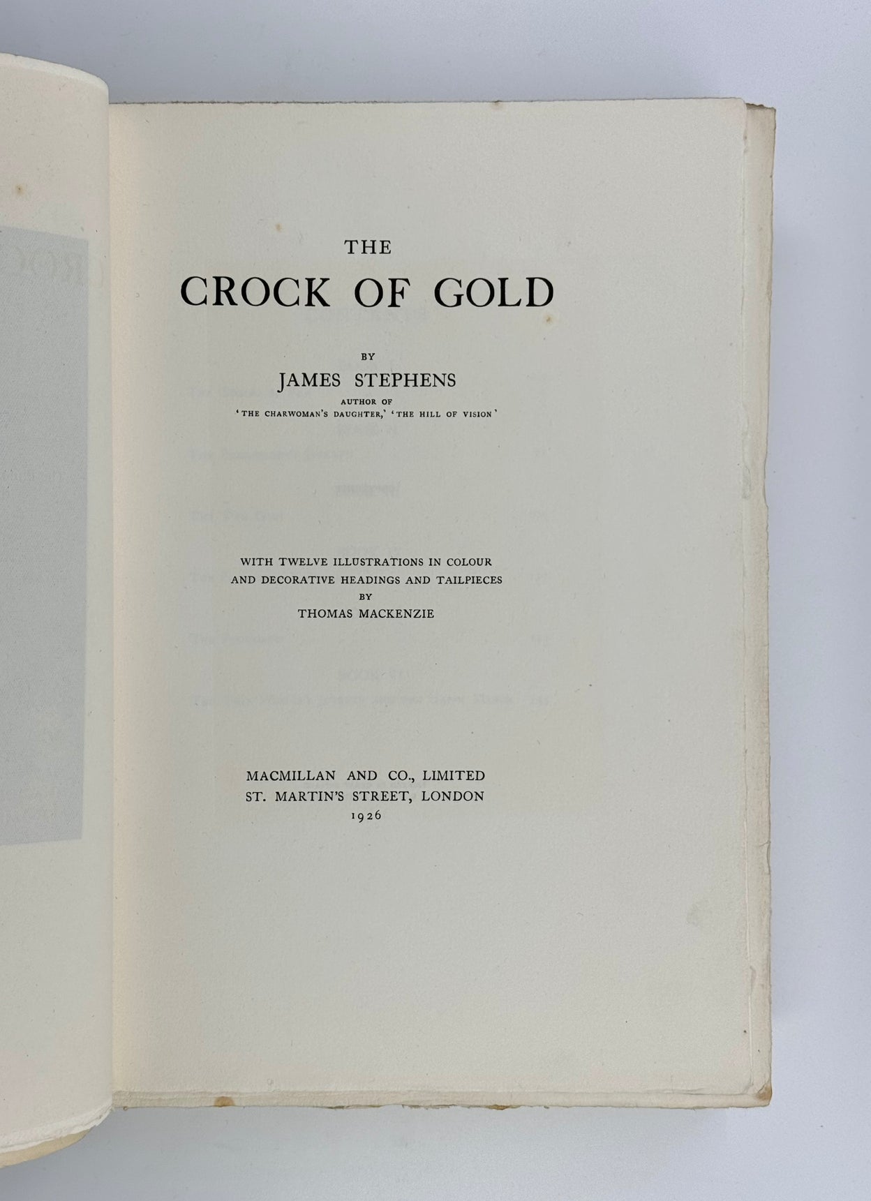 The Crock of Gold.