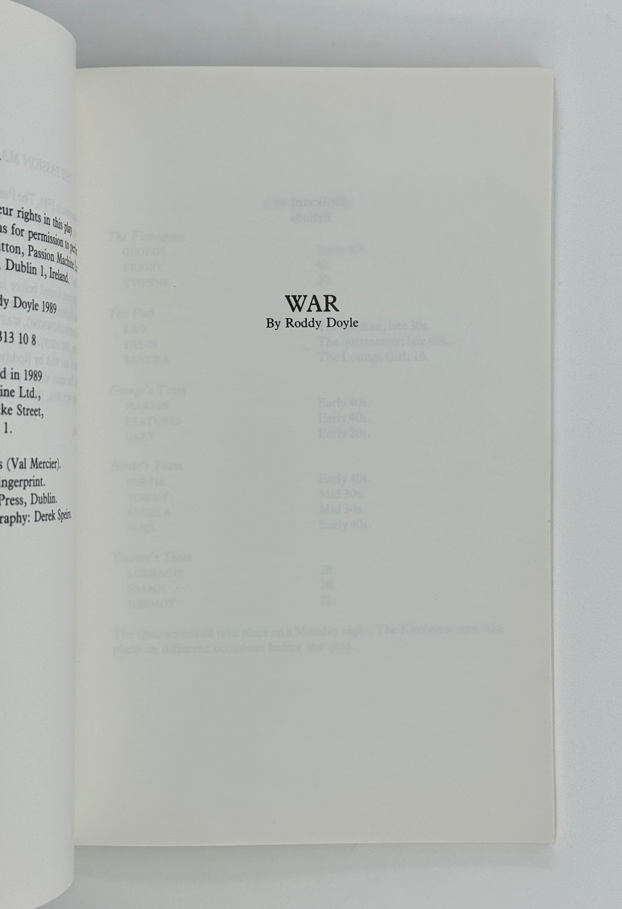 War.