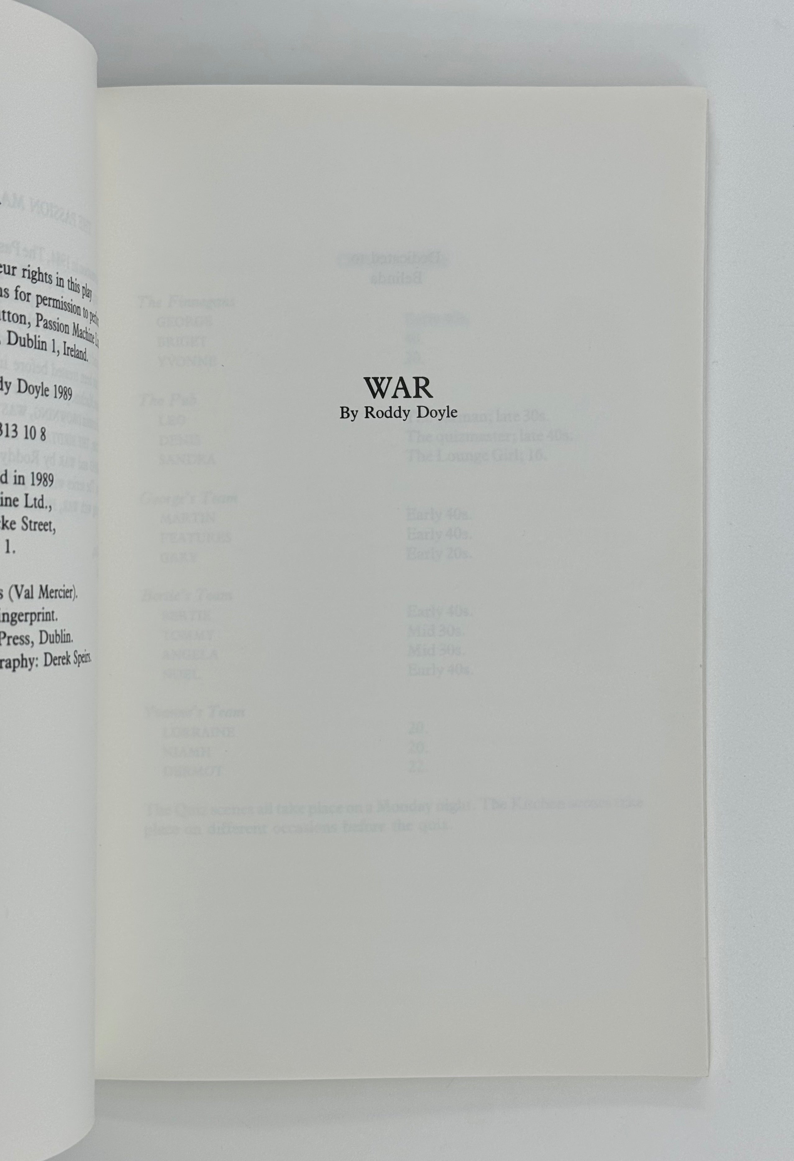 War.