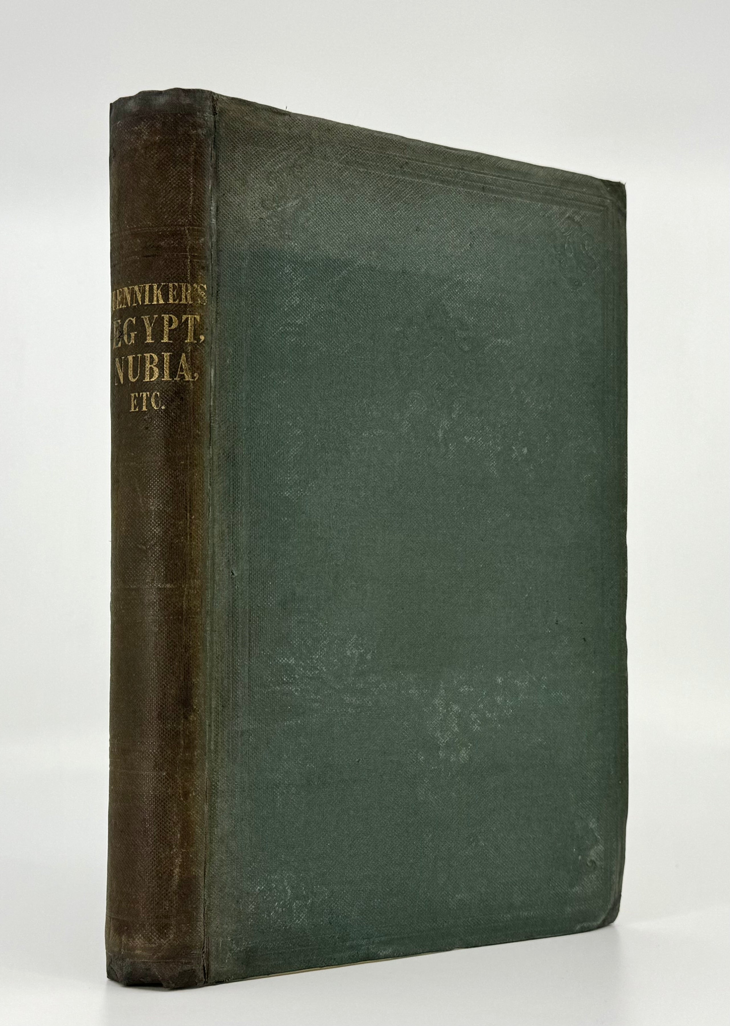 Notes, during a visit to Egypt, Nubia, the Oasis Boeris, Mount Sinai, and Jerusalem.