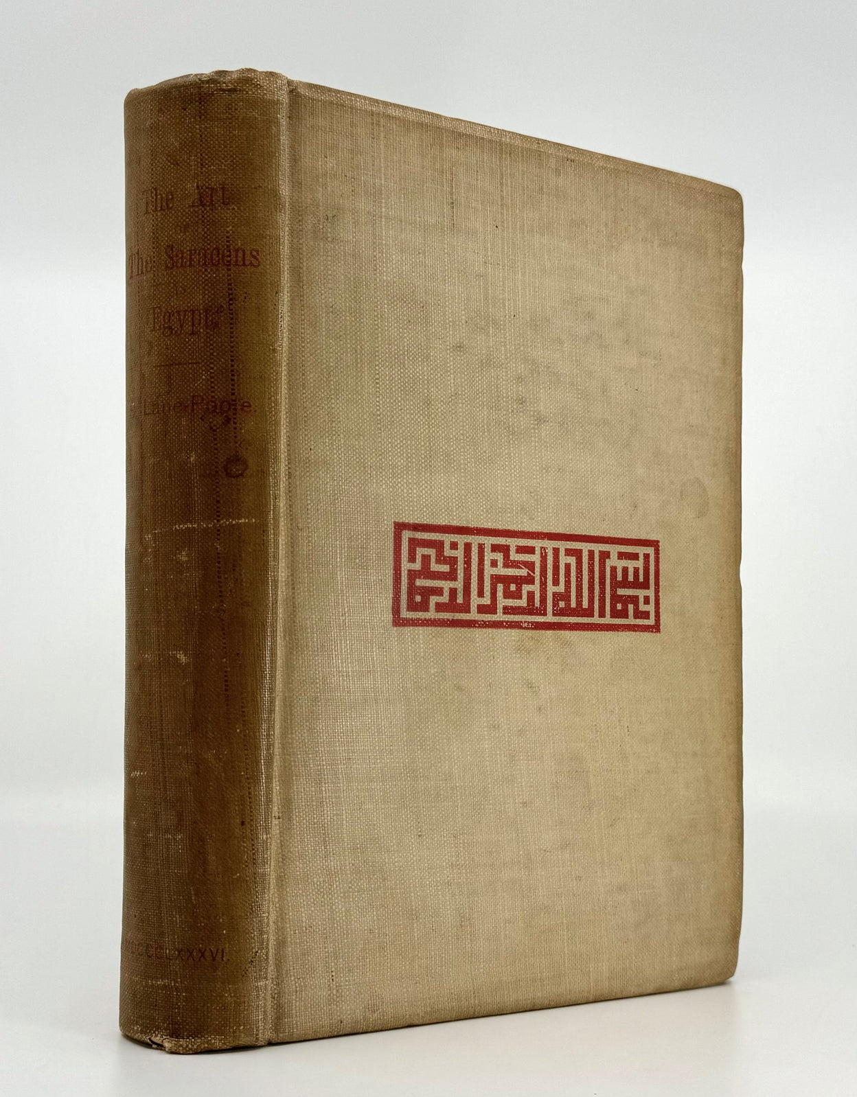 The Art of the Saracens in Egypt.