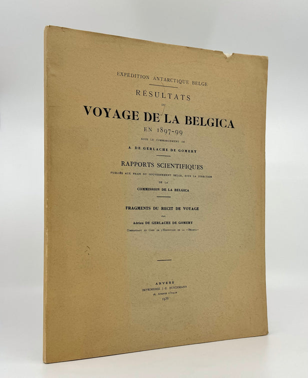 Résultats du Voyage de la Belgica en 1897-99...