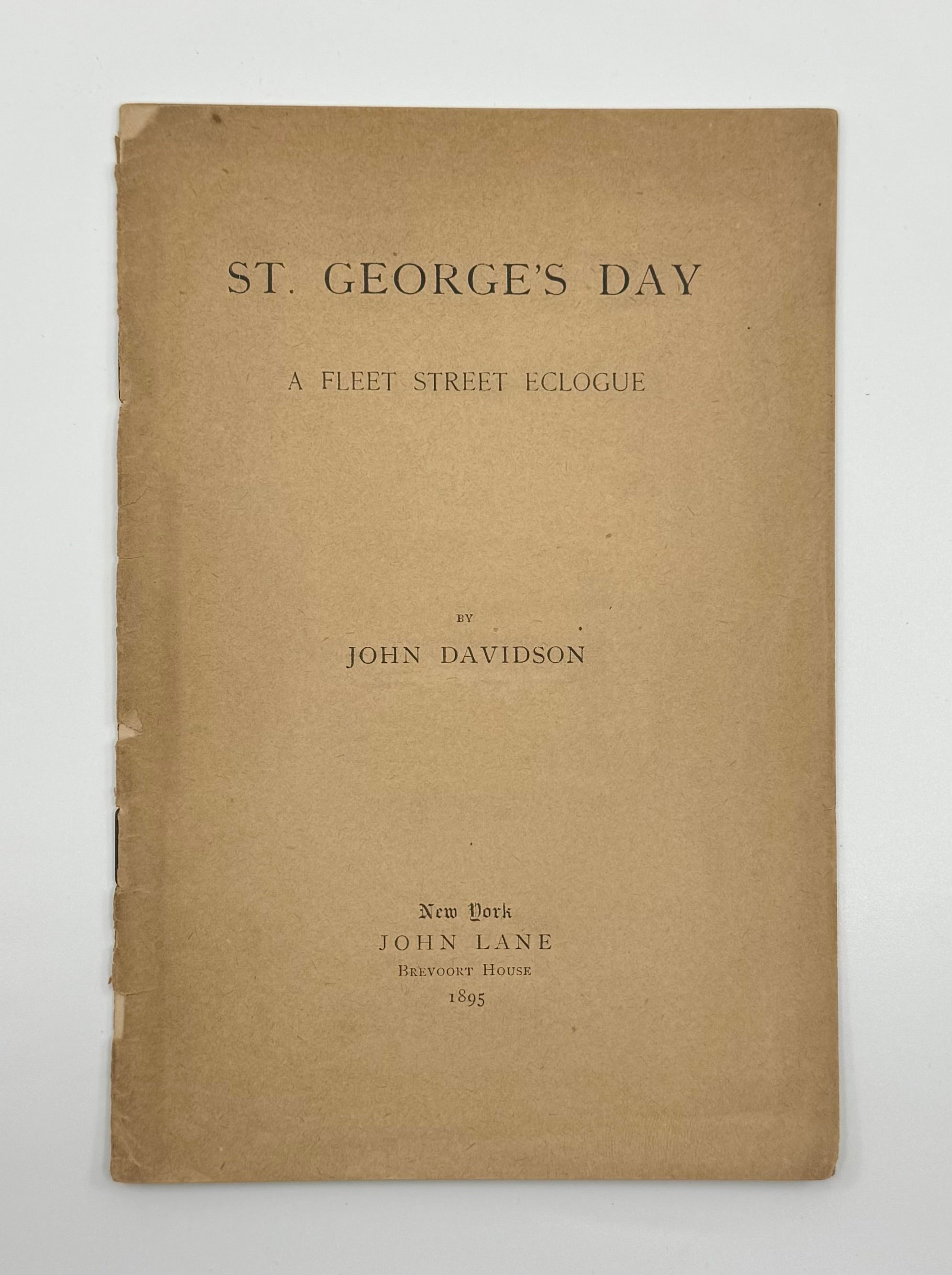 St. George's Day. A Fleet Street Eclogue.