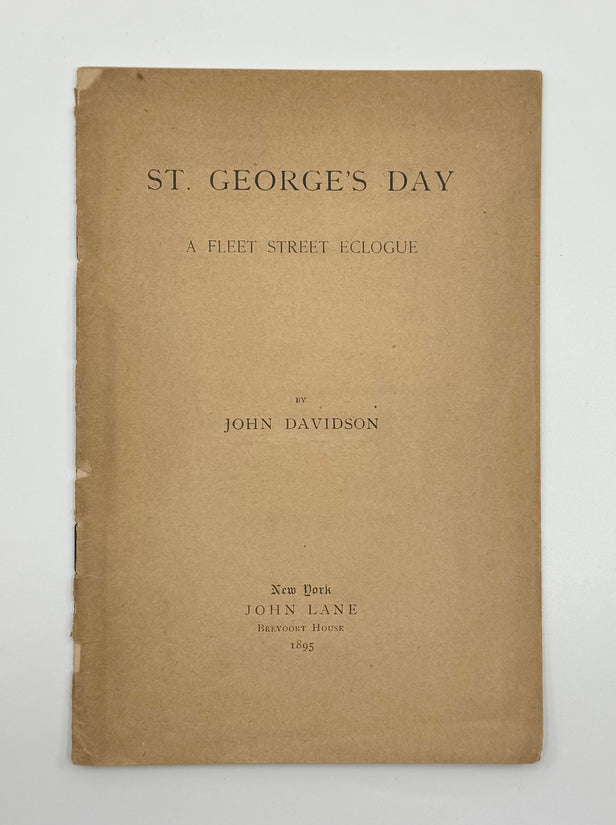 St. George's Day. A Fleet Street Eclogue.