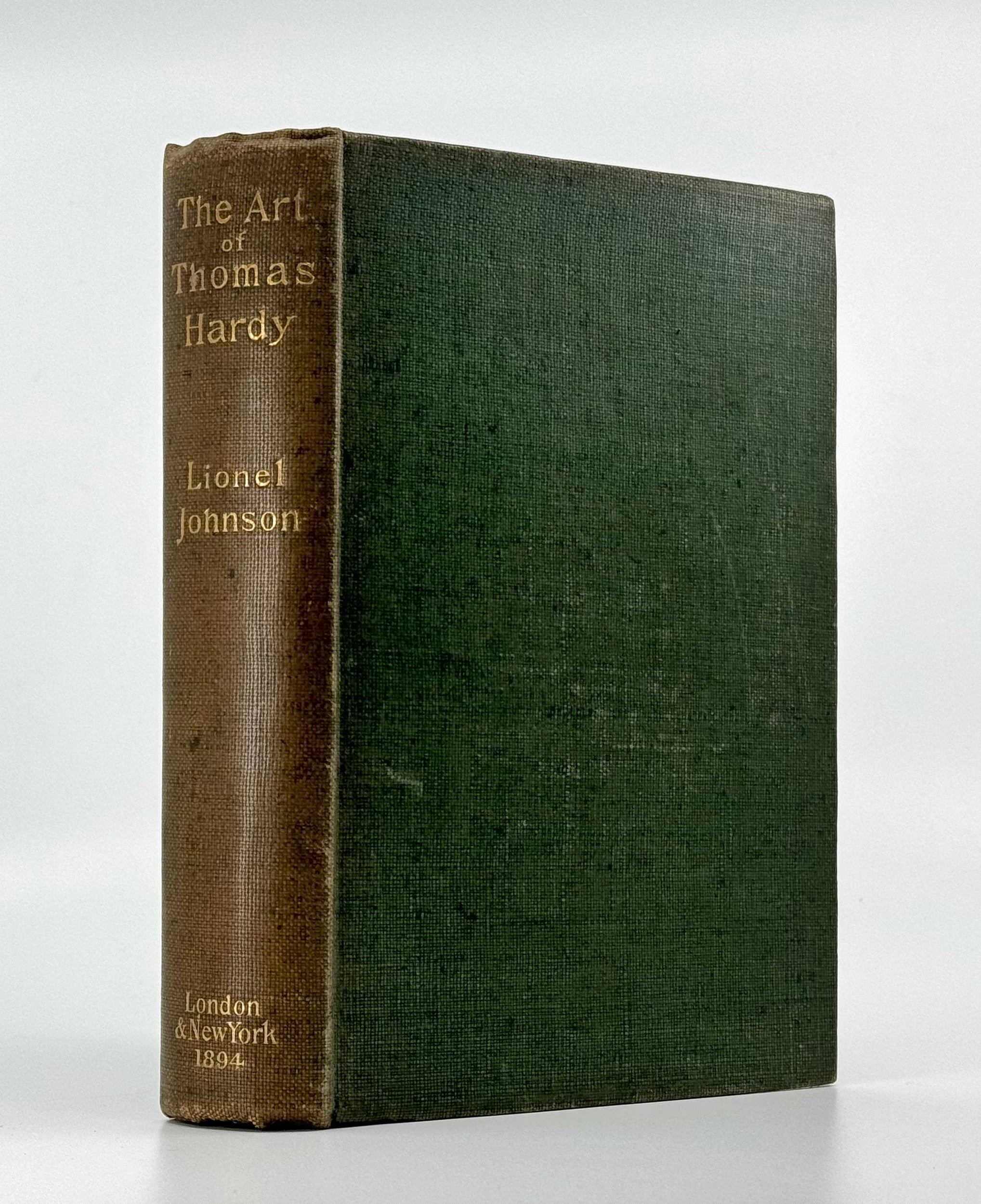 The Art of Thomas Hardy.