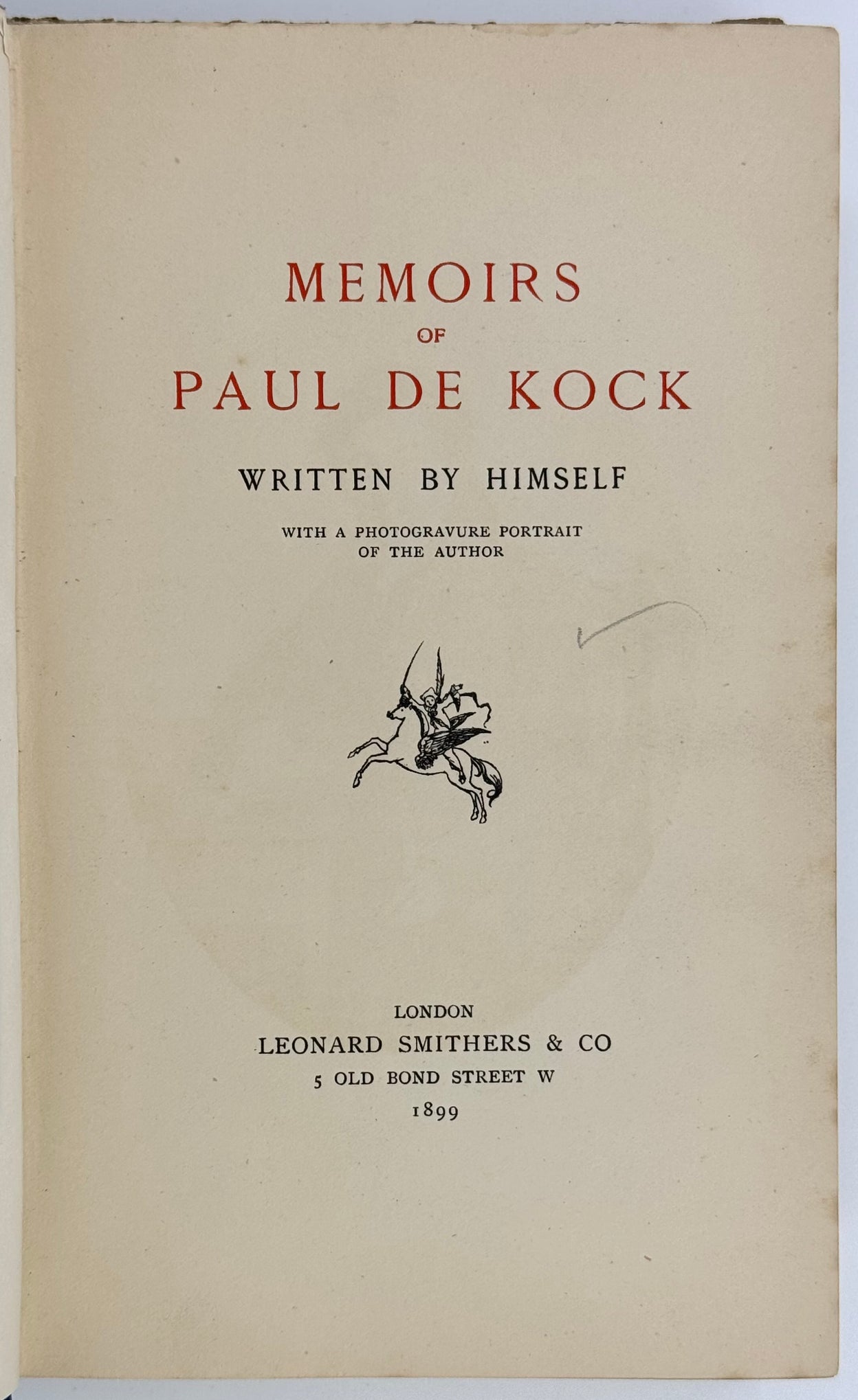 Memoirs of Paul De Kock.