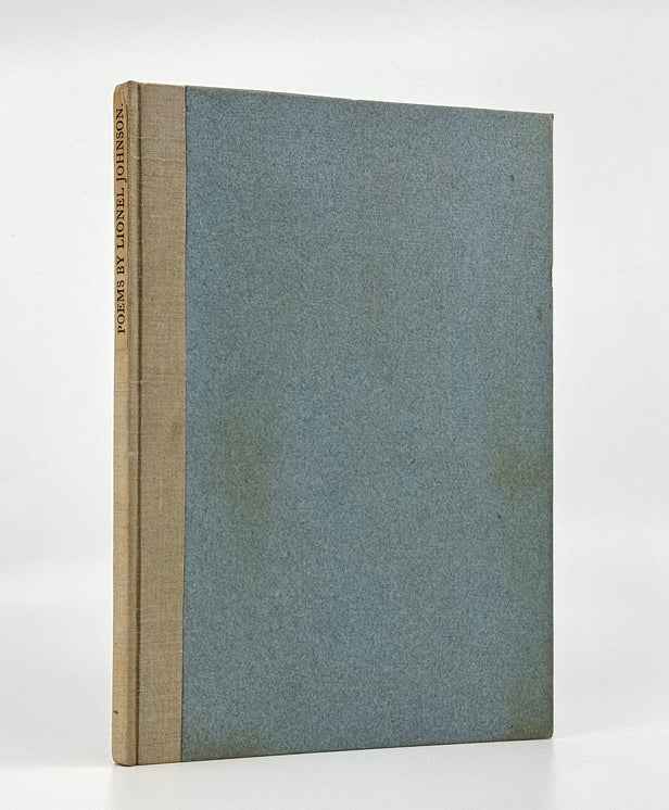Twenty One Poems Written by Lionel Johnson.