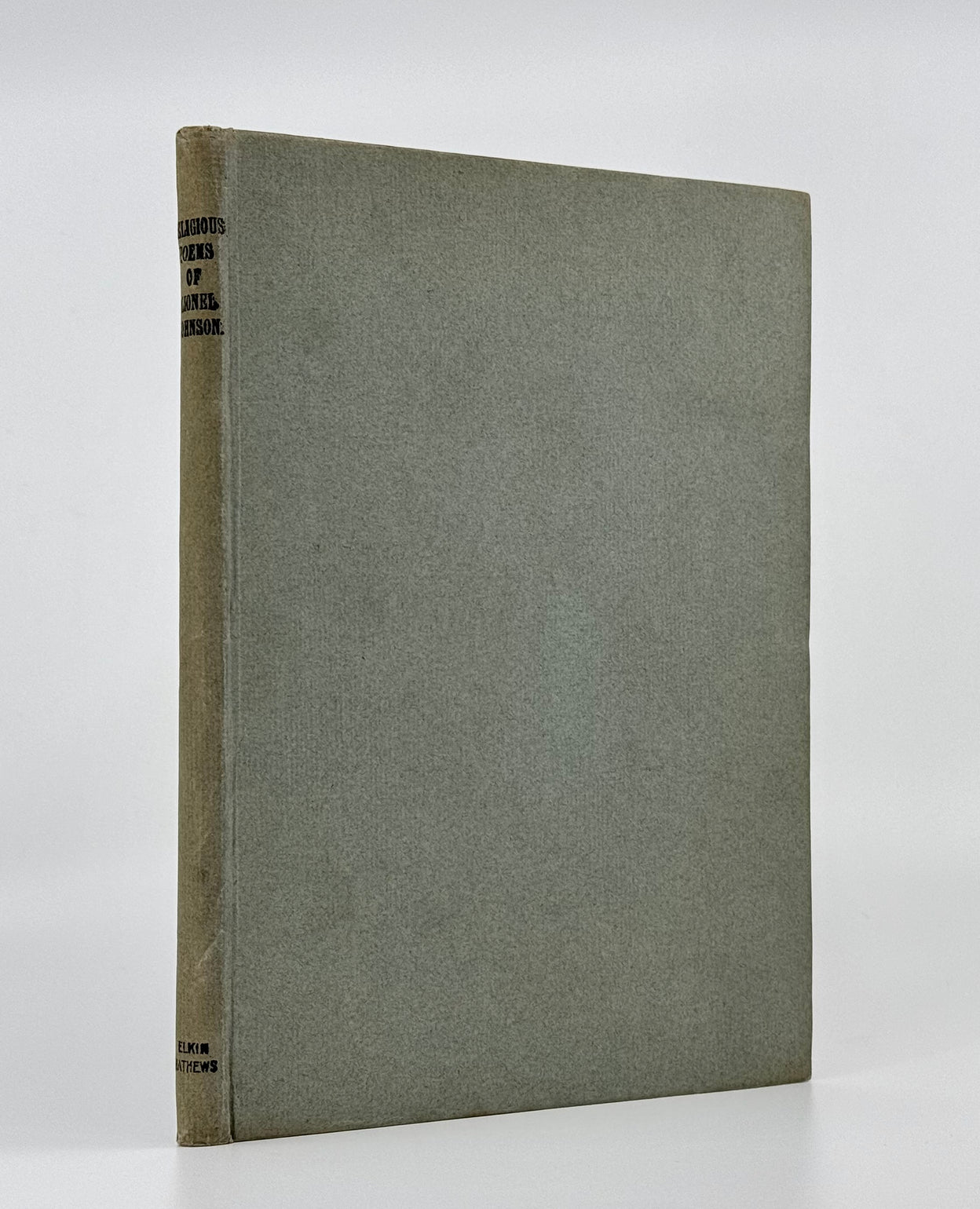 The Religious Poems of Lionel Johnson.