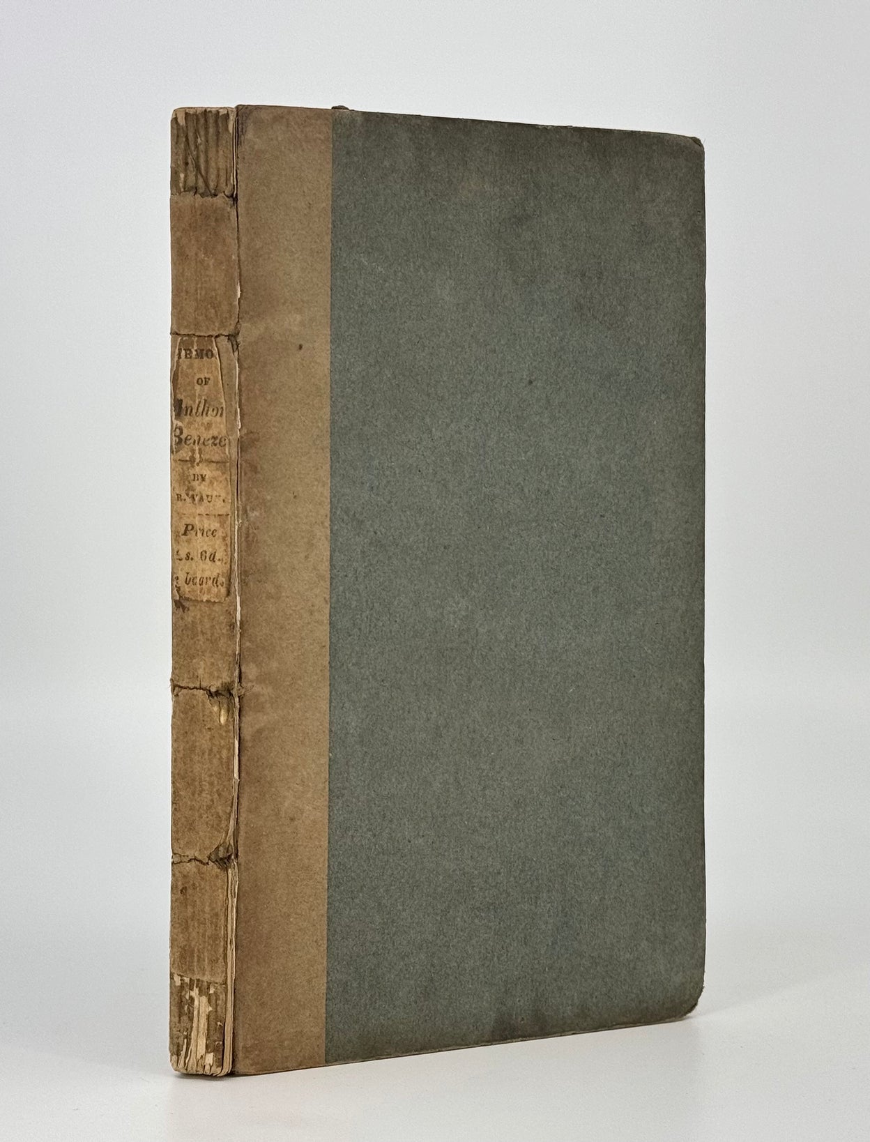 Memoirs of the Life of Anthony Benezet.