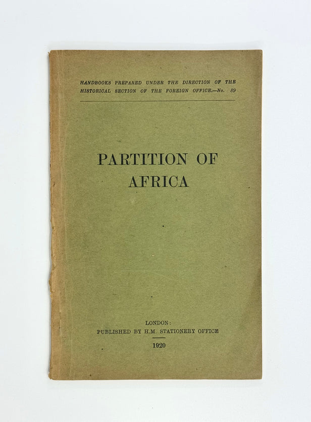 Partition of Africa.