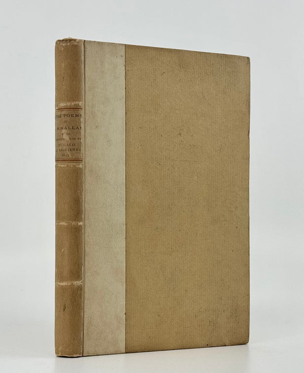 The Poems of Arthur Henry Hallam. Together with His Essay on the Lyrical Poems of Alfred Tennyson.