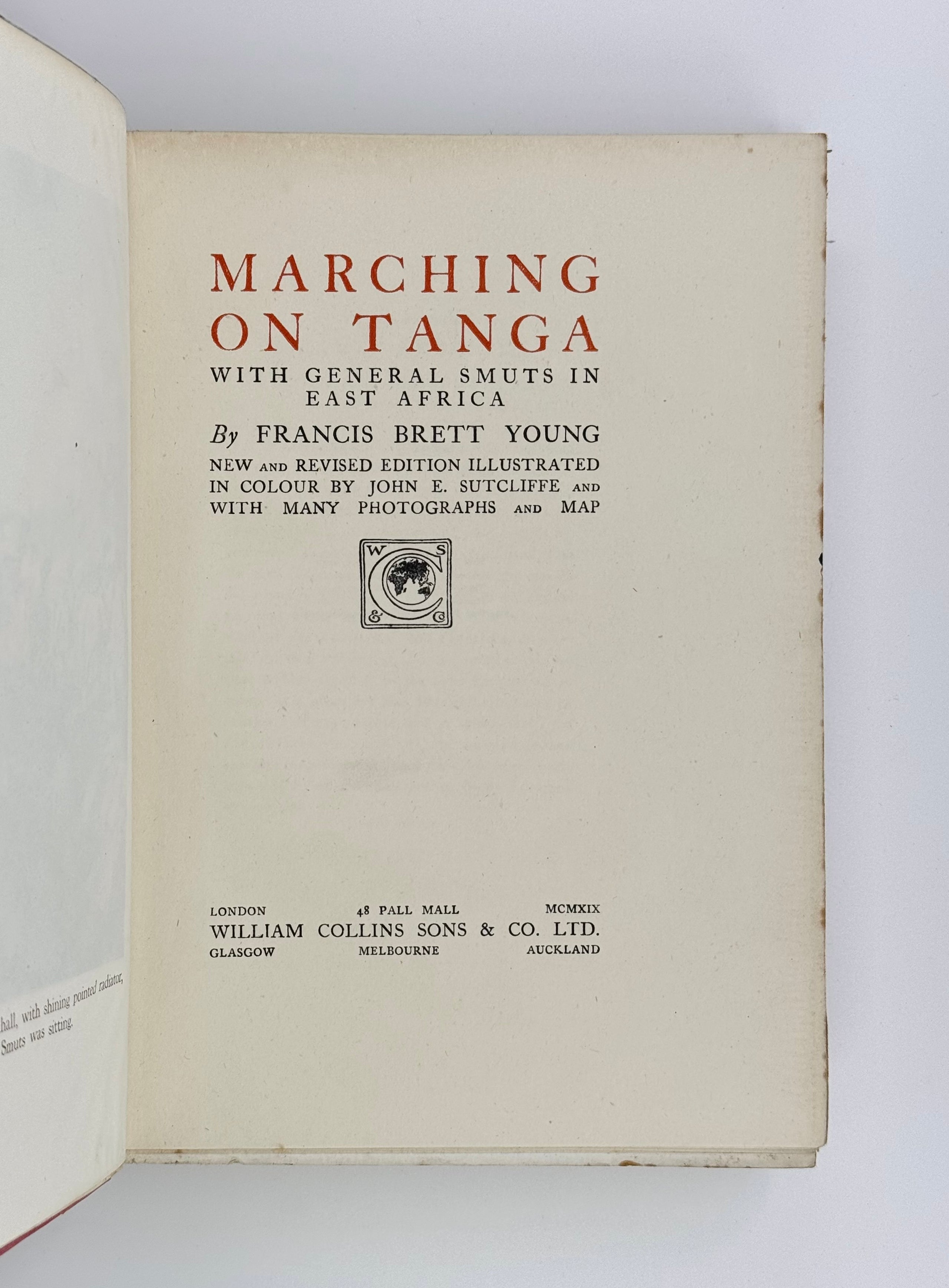 Marching on Tanga (with General Smuts in East Africa).