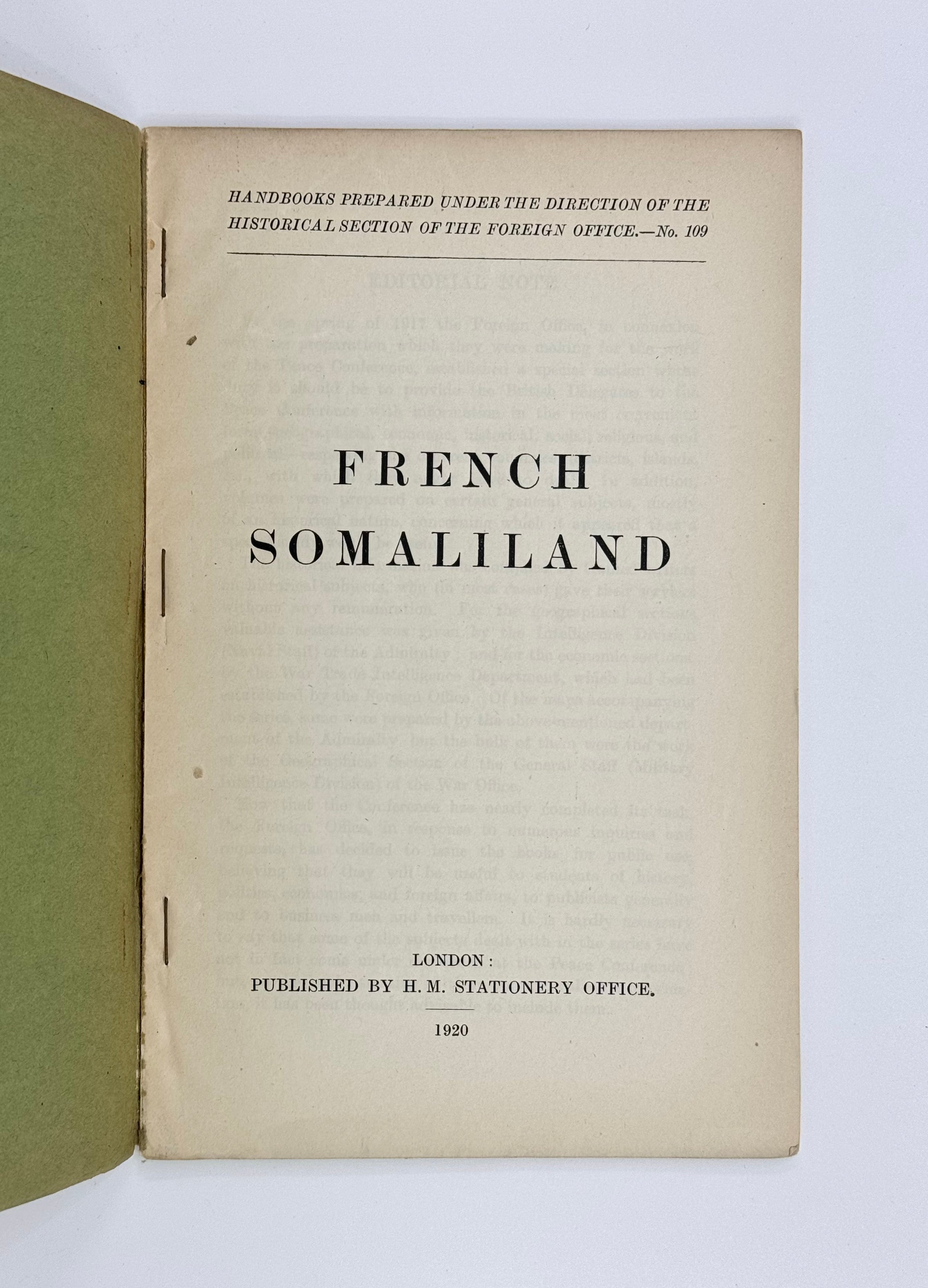 French Somaliland.