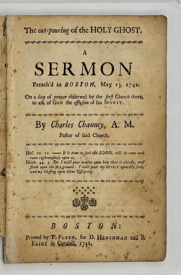 Sermon on the Out-pouring of the Holy Ghost