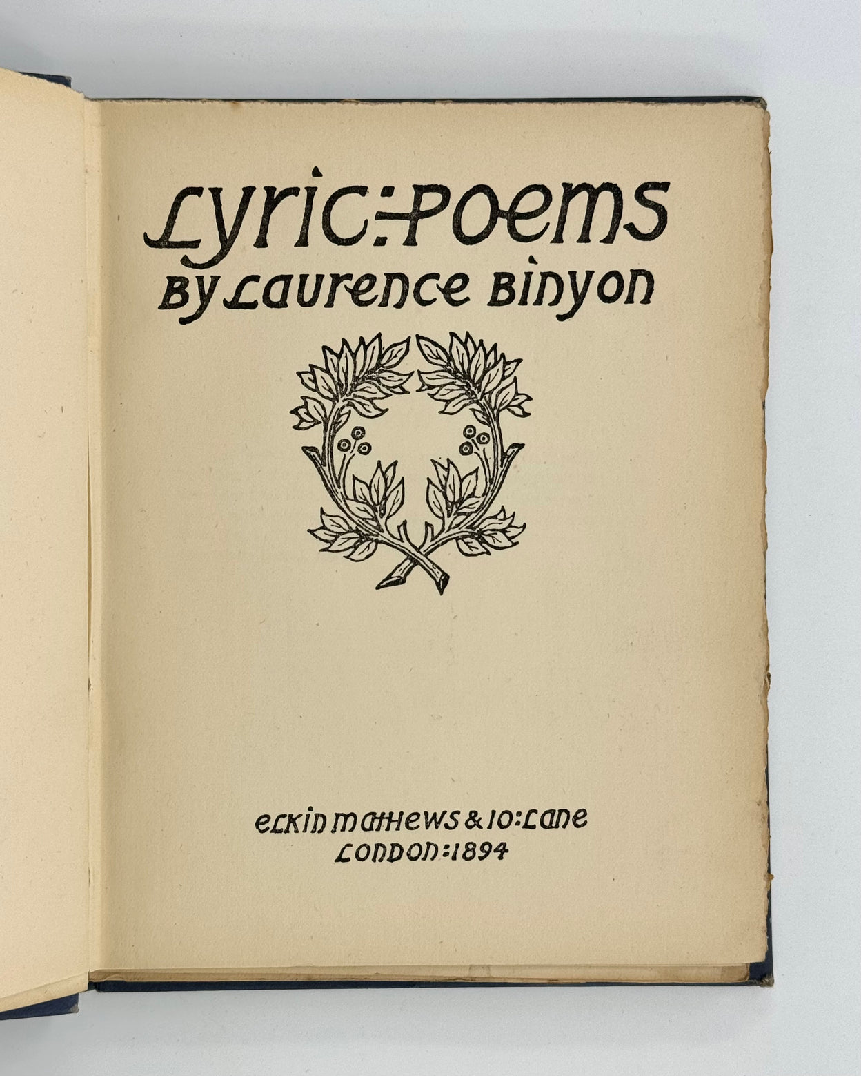 Lyric Poems.