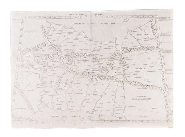 Quinta Asiae Tabula.