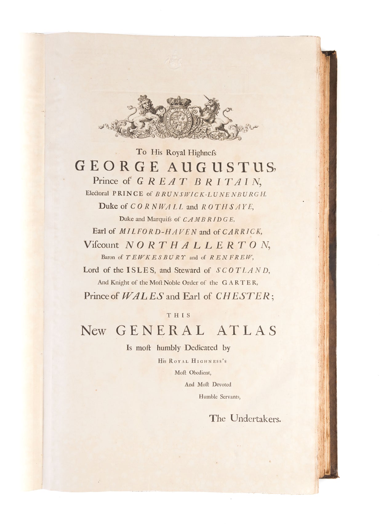 A New General Atlas, containing a Geographical and Historical Account of all the Empires, Kingdoms, and other Dominions of the World: with the natural history and trade of each country. Taken from the best Authors, ...