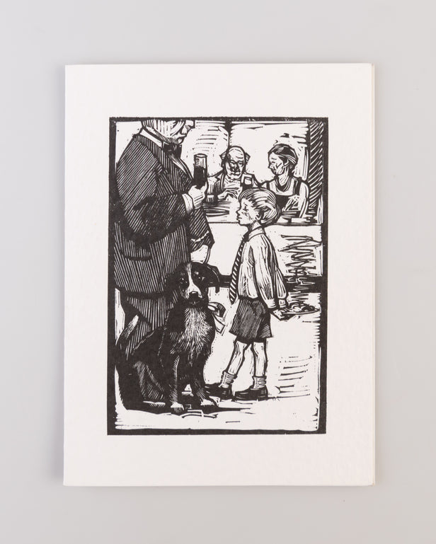 Three; with an illustration by Timothy Engellund titled Yes, Sir, dinner was fine, Sir! featuring a schoolboy and a dog.