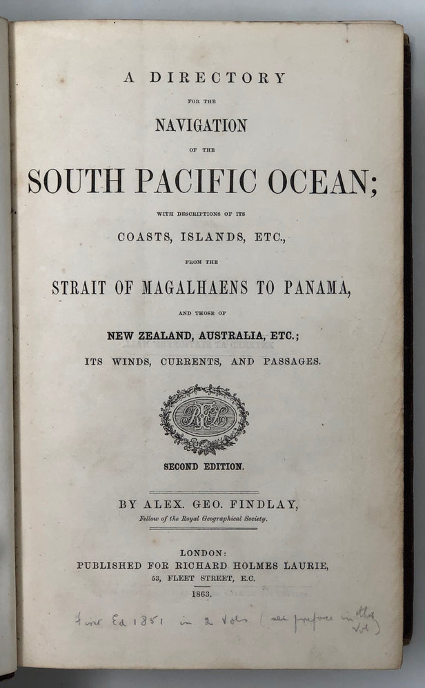 A Directory for the Navigation of the South Pacific Ocean ...