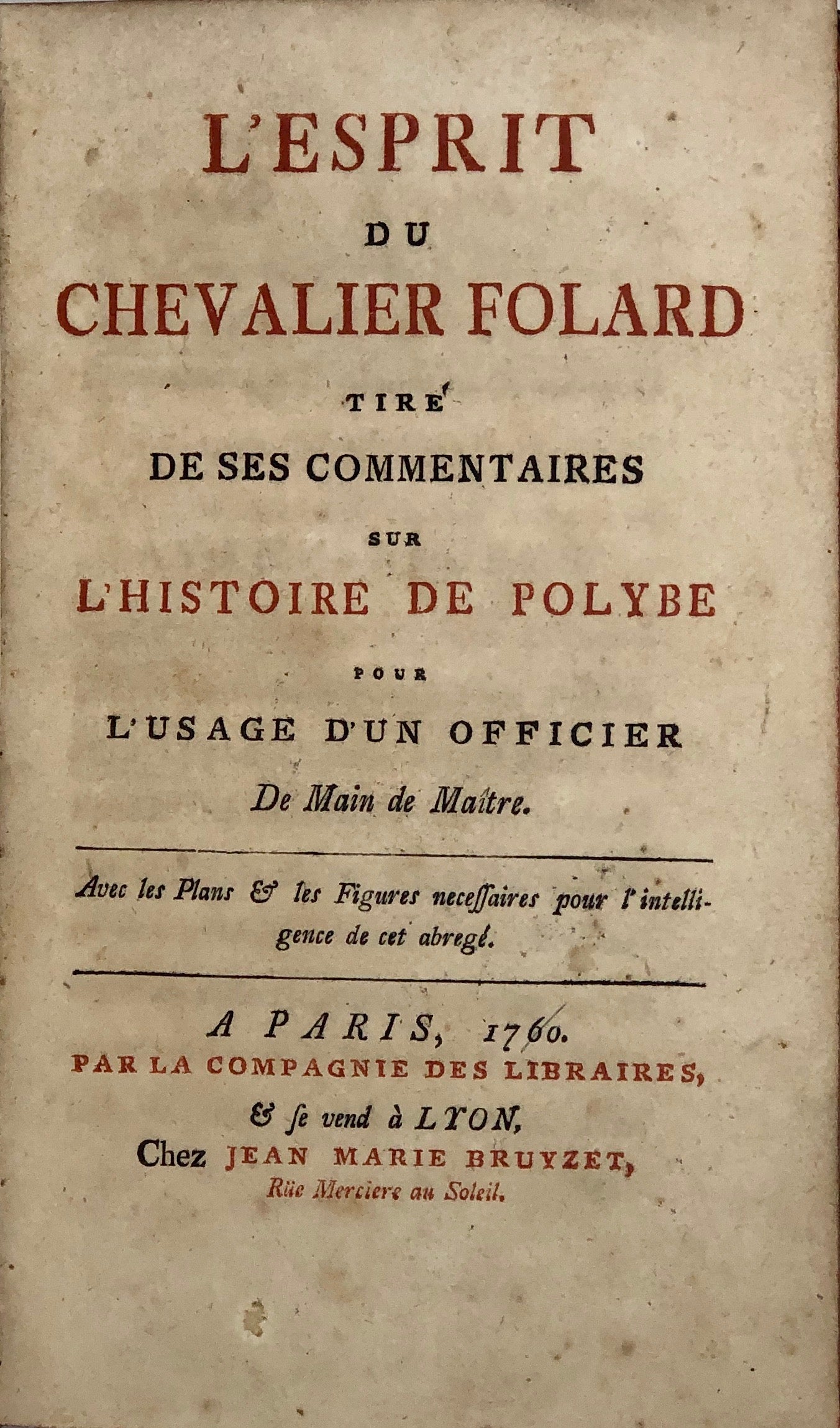 L' Esprit du Chevalier Folard