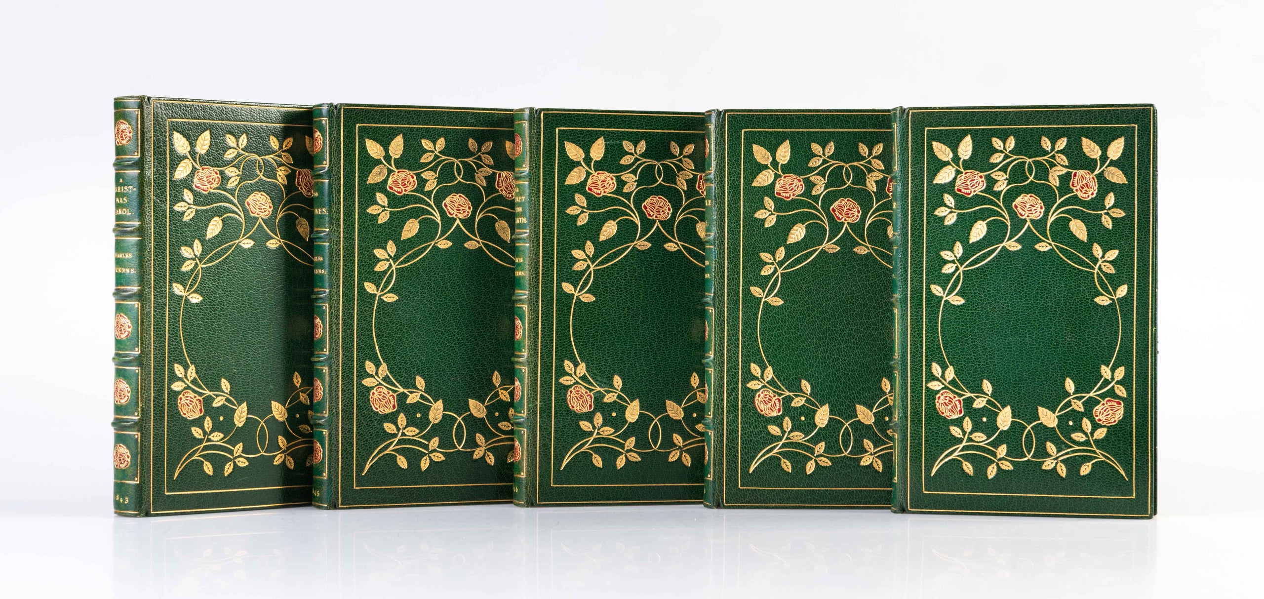 The Christmas Books: A Christmas Carol, The Chimes, The Cricket on the Hearth, The Battle of Life, The Haunted Man and the Ghost's Bargain.