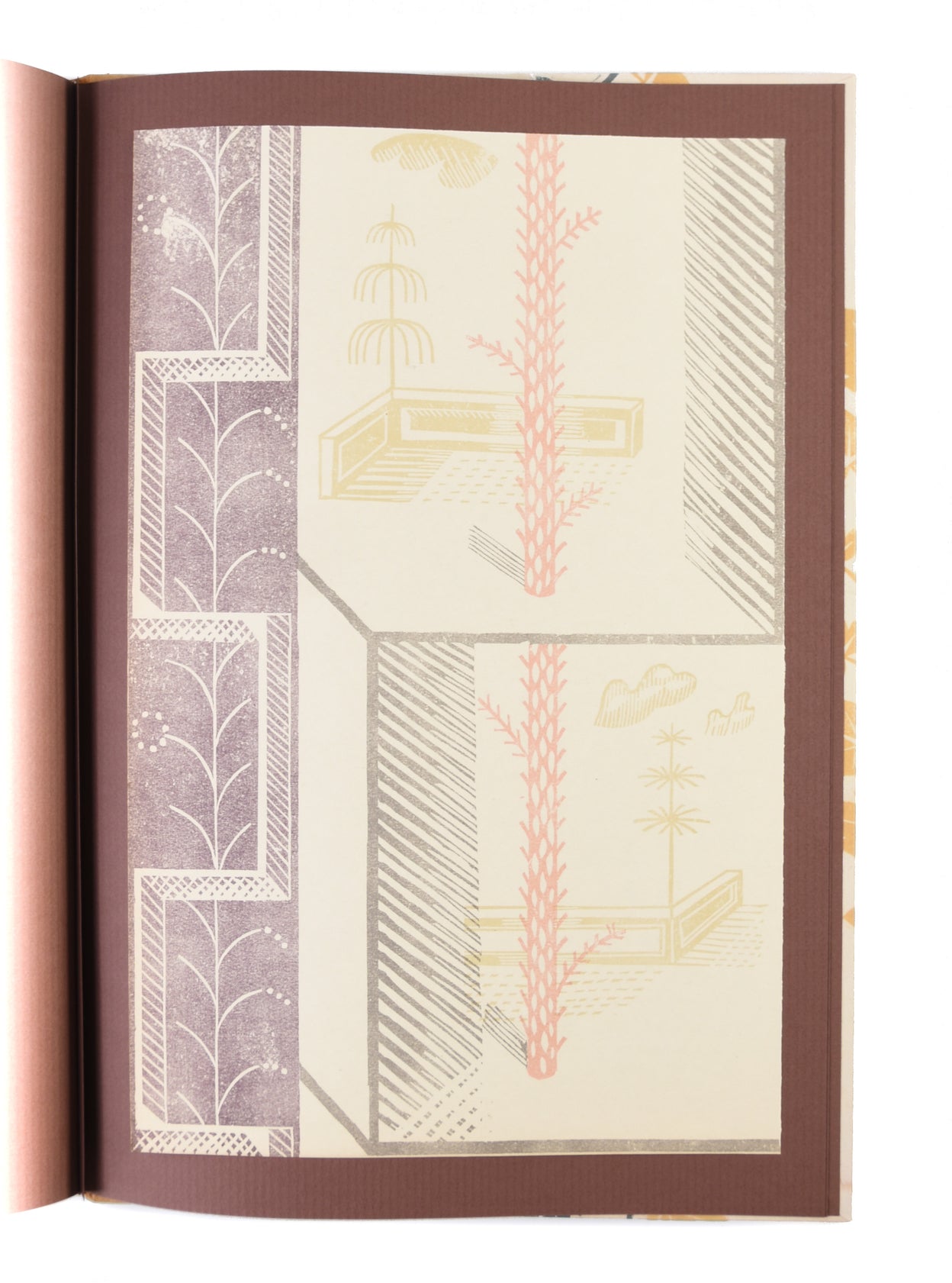 Wallpapers by Edward Bawden printed at the Curwen Press.