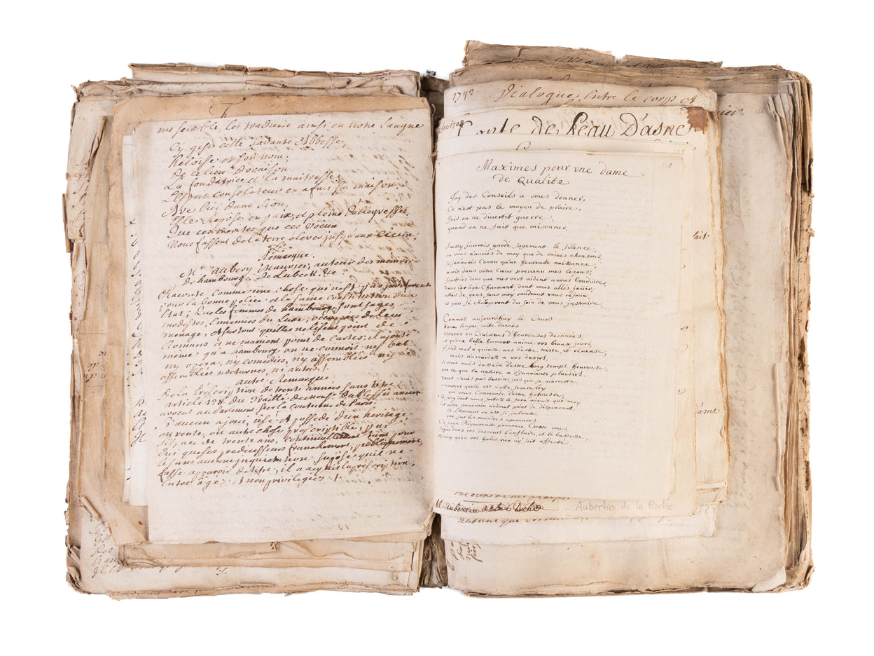 Recueil de bonnes et mauvaises poisies, de diferens auteurs, anciens et modernes, bons et mauvais, ou si vous voulez, pot poury, en prose et en vers.